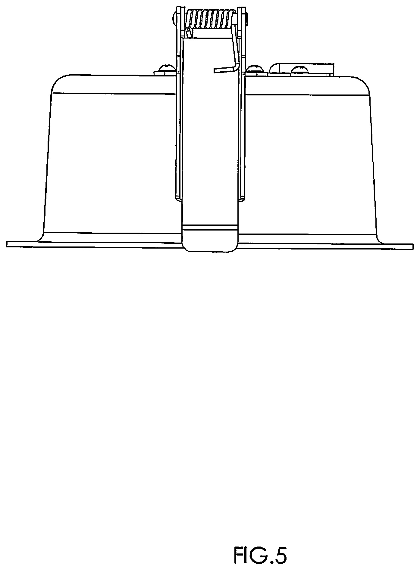 Patent USD1045180 Figure 5 – Fire rated light fixture housing