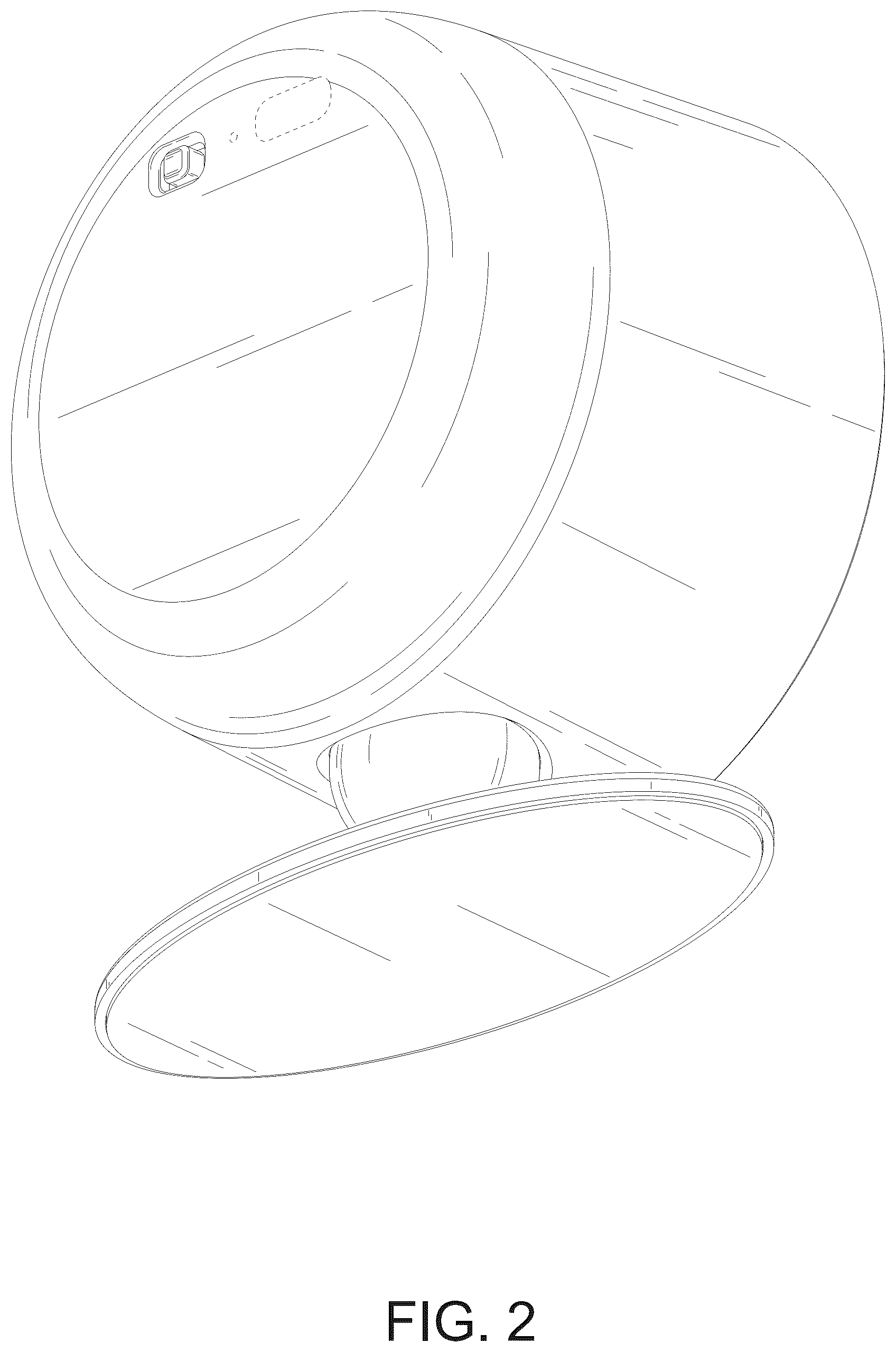 Patent USD1045182 Figure 2 – Wall lamp