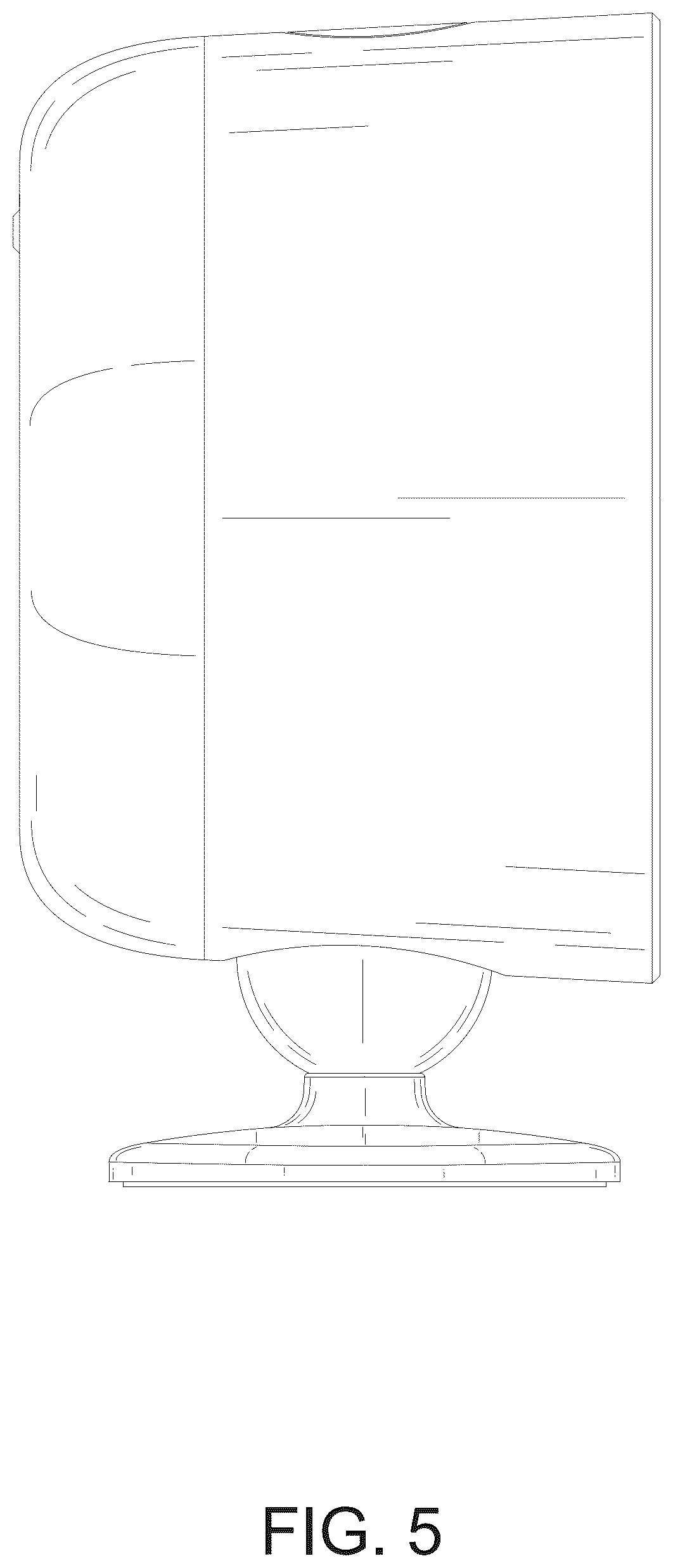 Patent USD1045182 Figure 5 – Wall lamp
