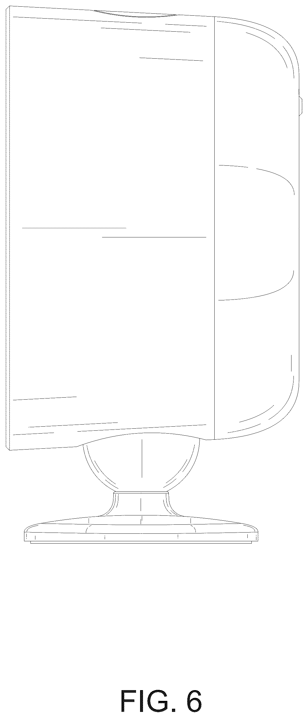 Patent USD1045182 Figure 6 – Wall lamp