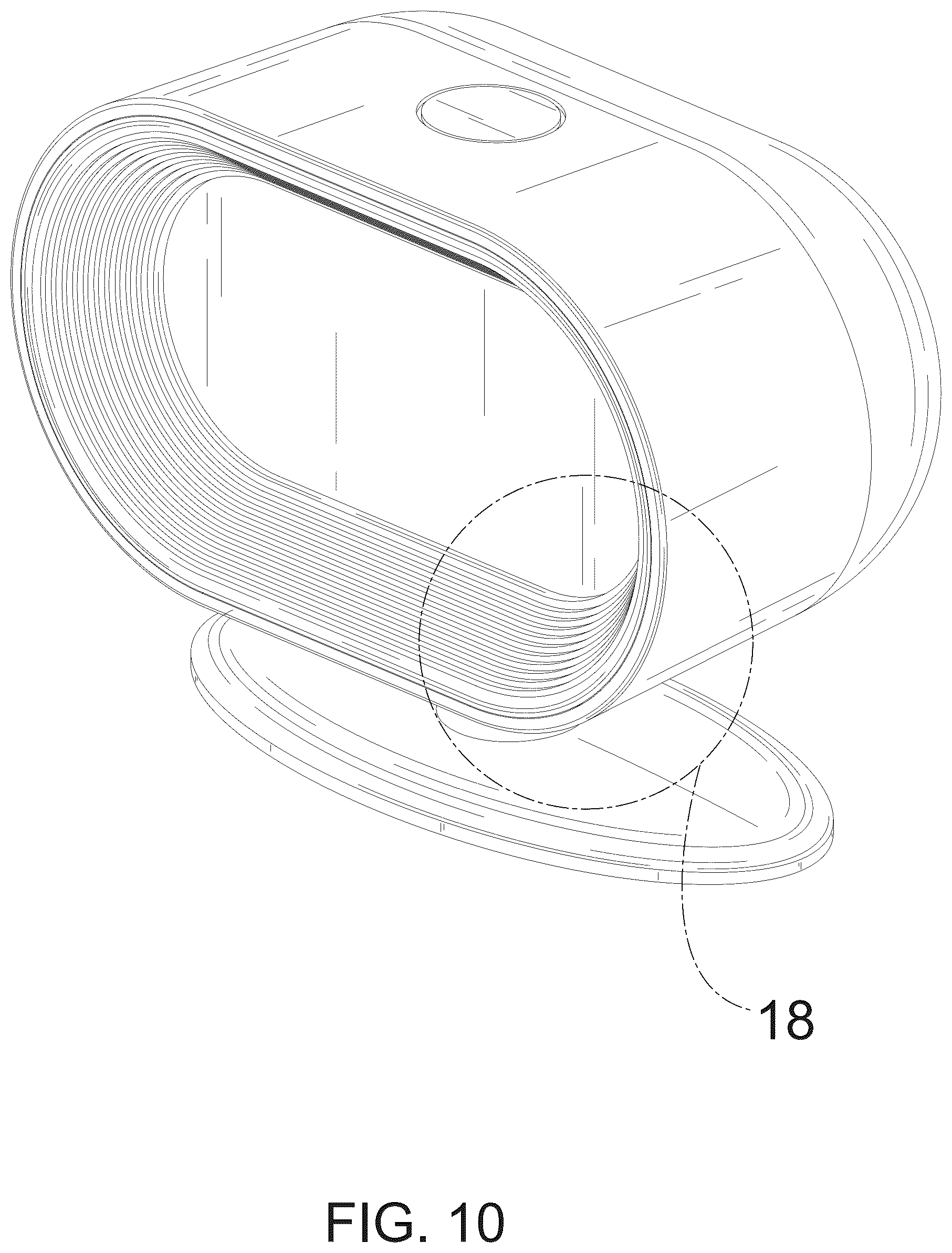 Patent USD1045182 Figure 10 – Wall lamp