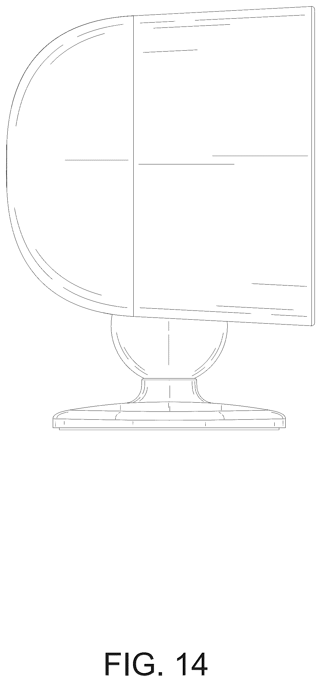 Patent USD1045182 Figure 14 – Wall lamp