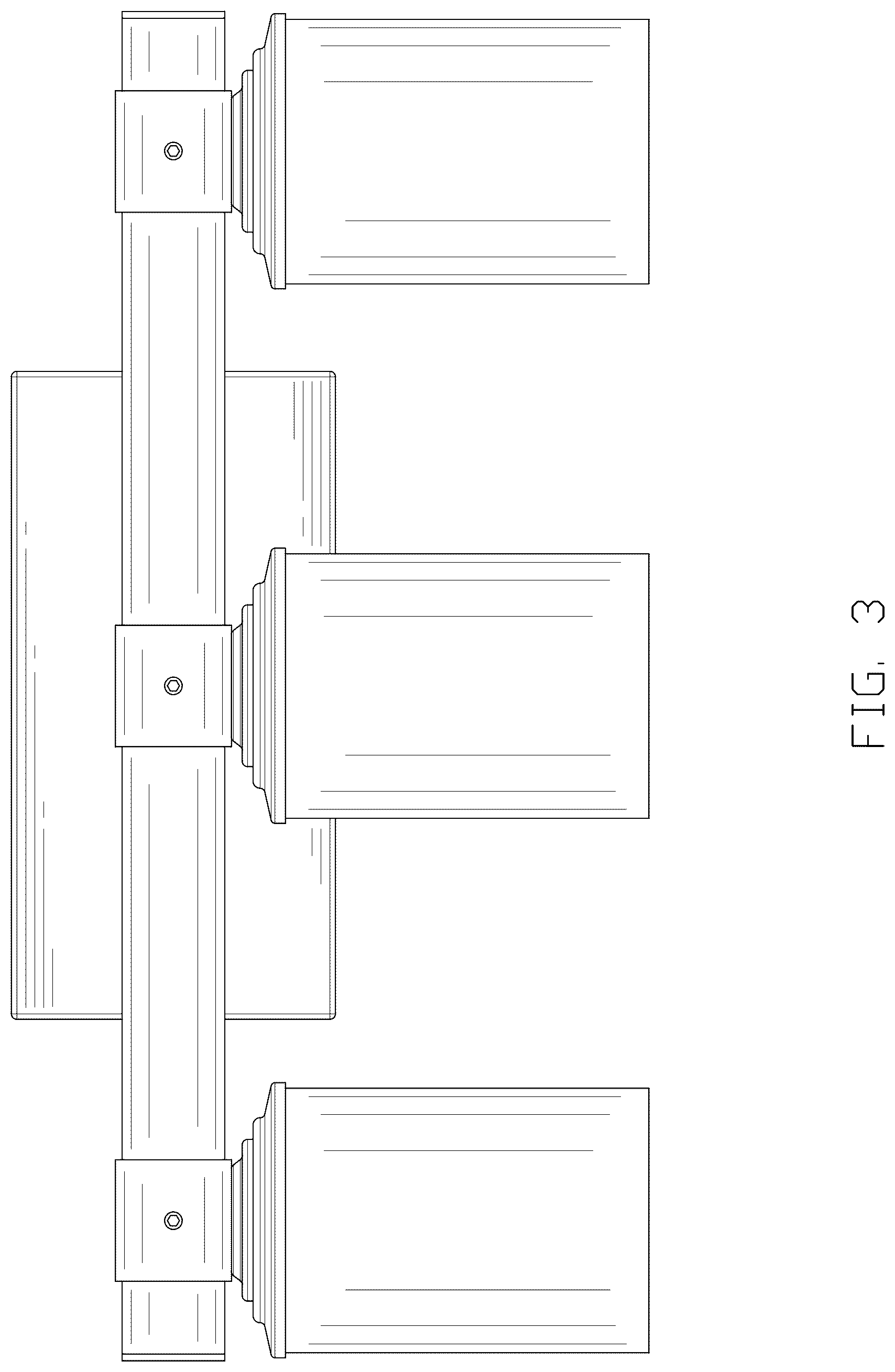 Patent USD1045185 Figure 3 – Bathroom vanity light