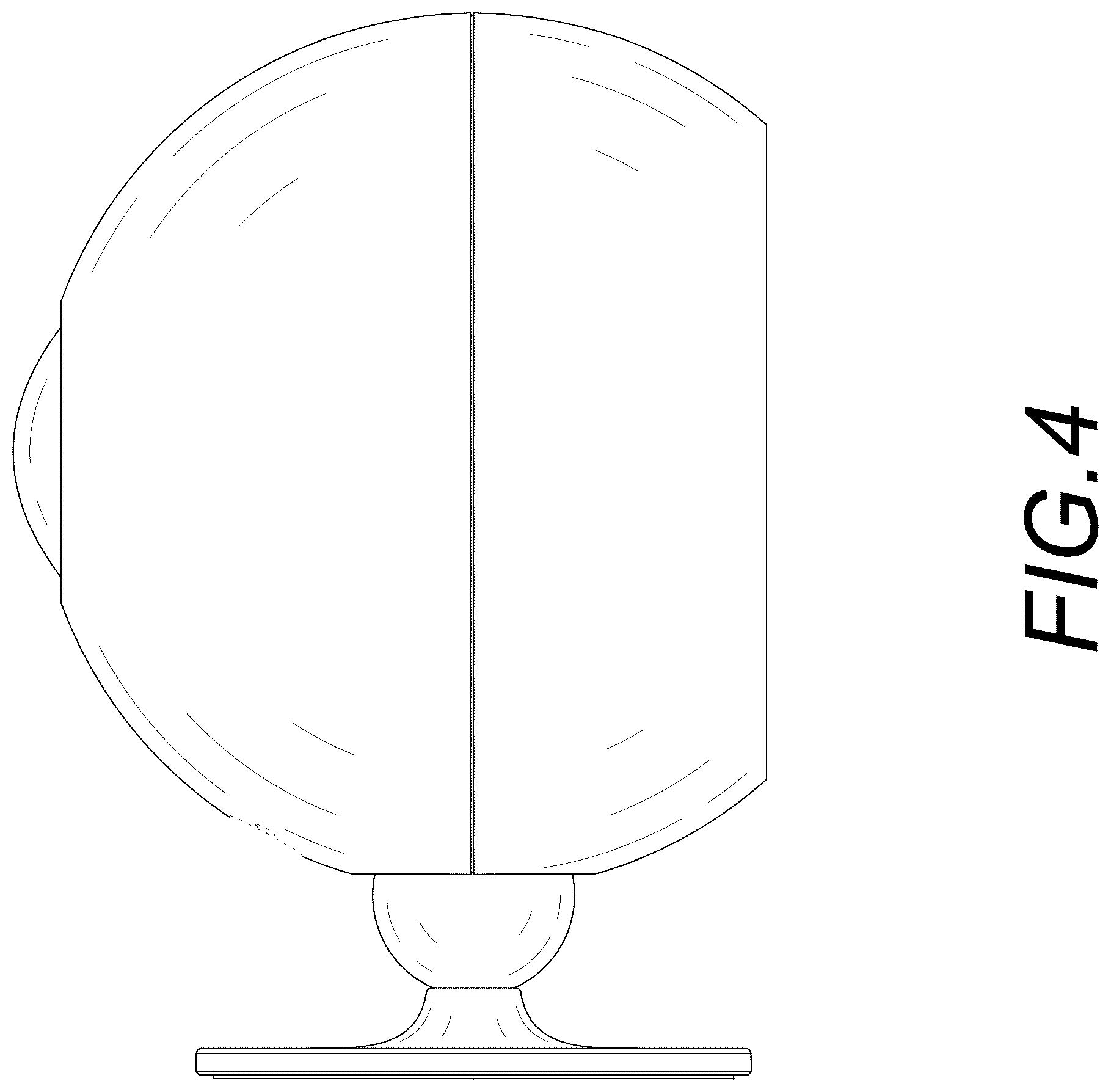 Patent USD1045186 Figure 4 – Wall lamp