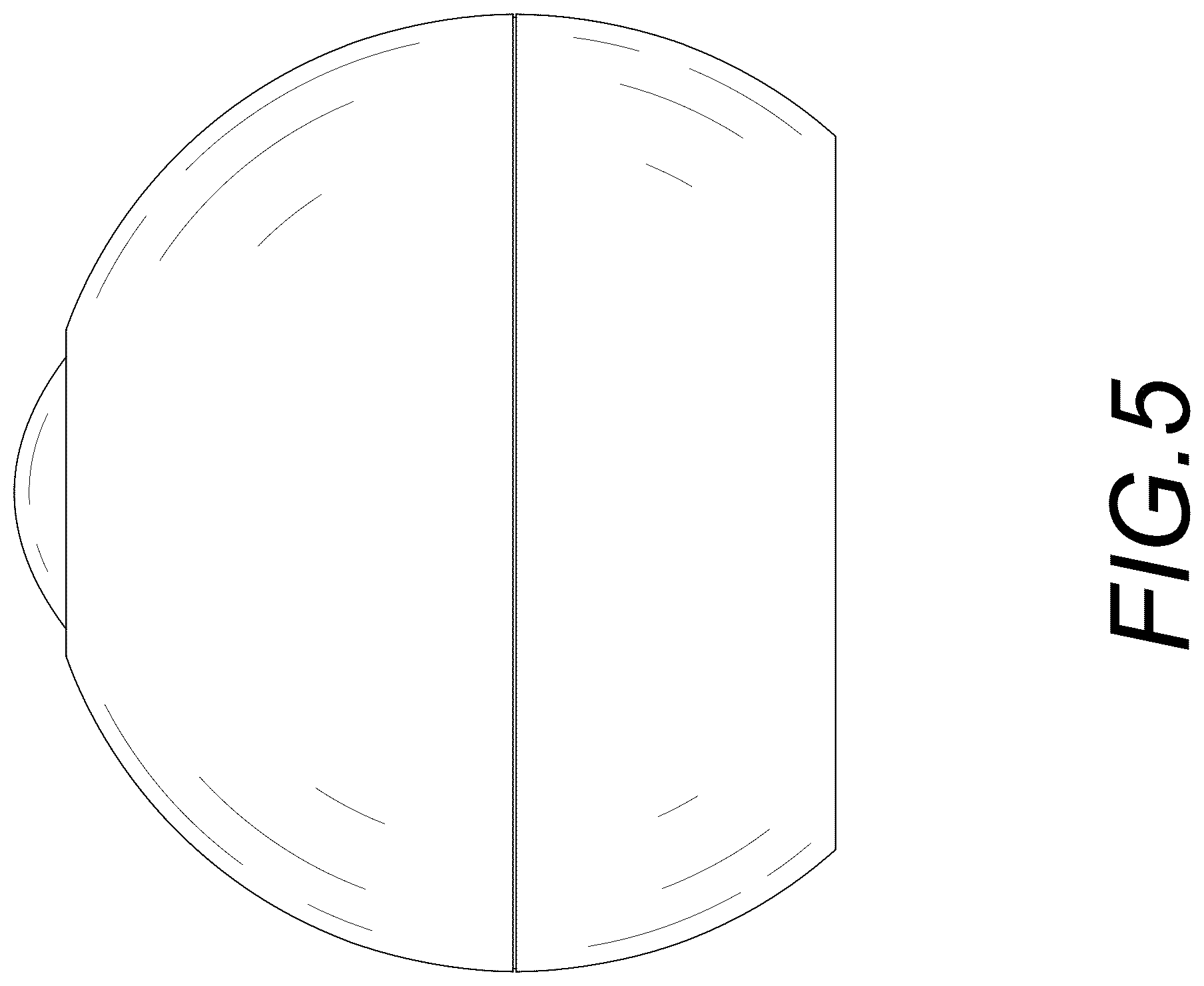 Patent USD1045186 Figure 5 – Wall lamp