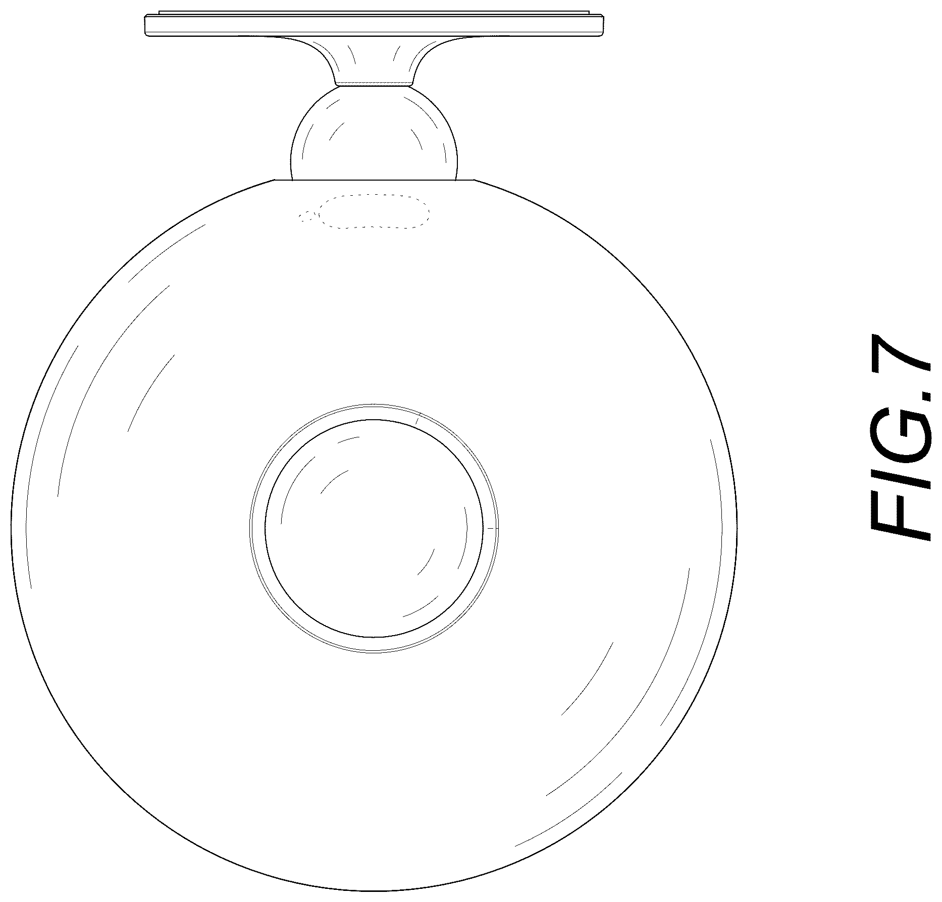 Patent USD1045186 Figure 7 – Wall lamp