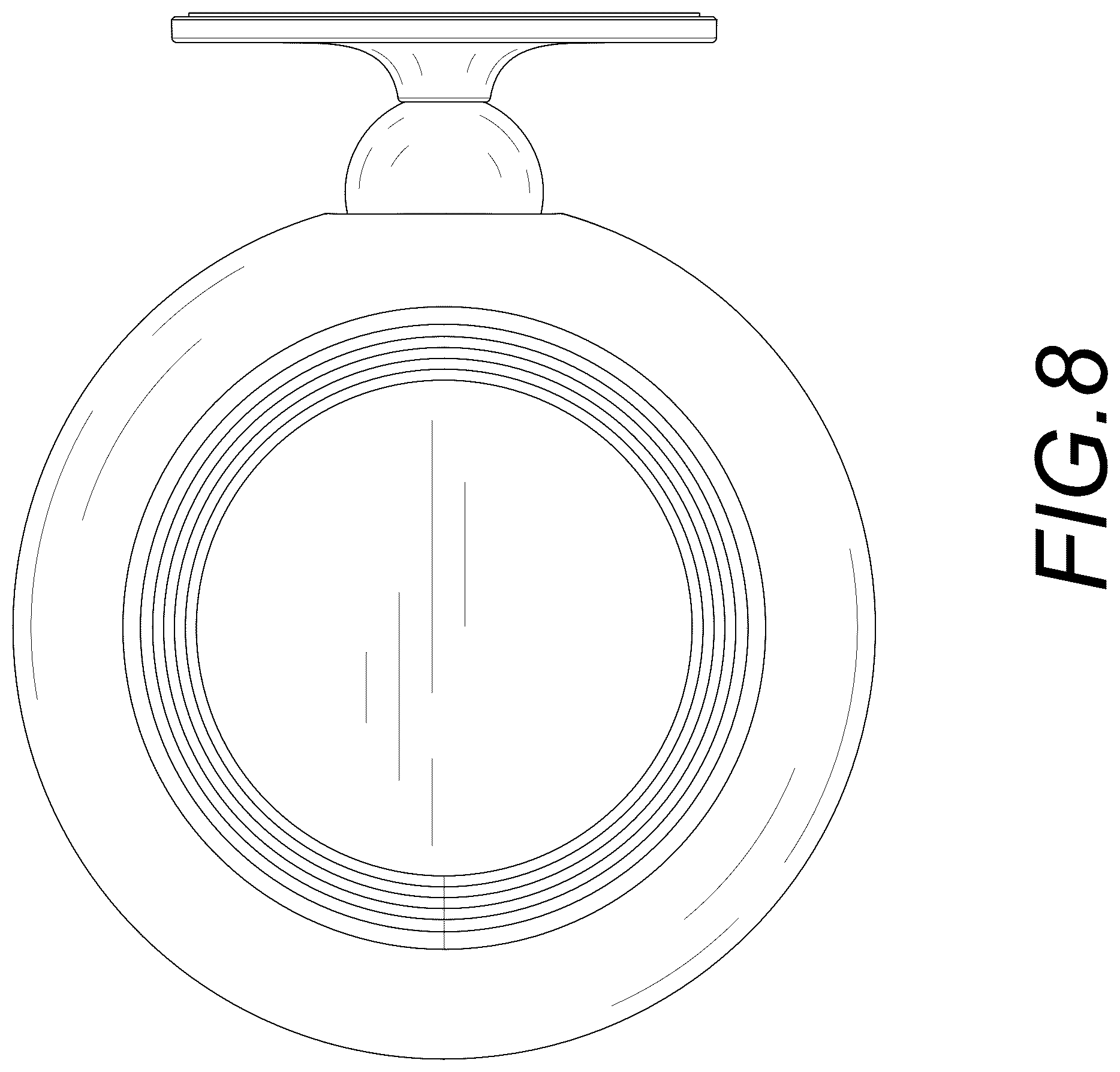 Patent USD1045186 Figure 8 – Wall lamp
