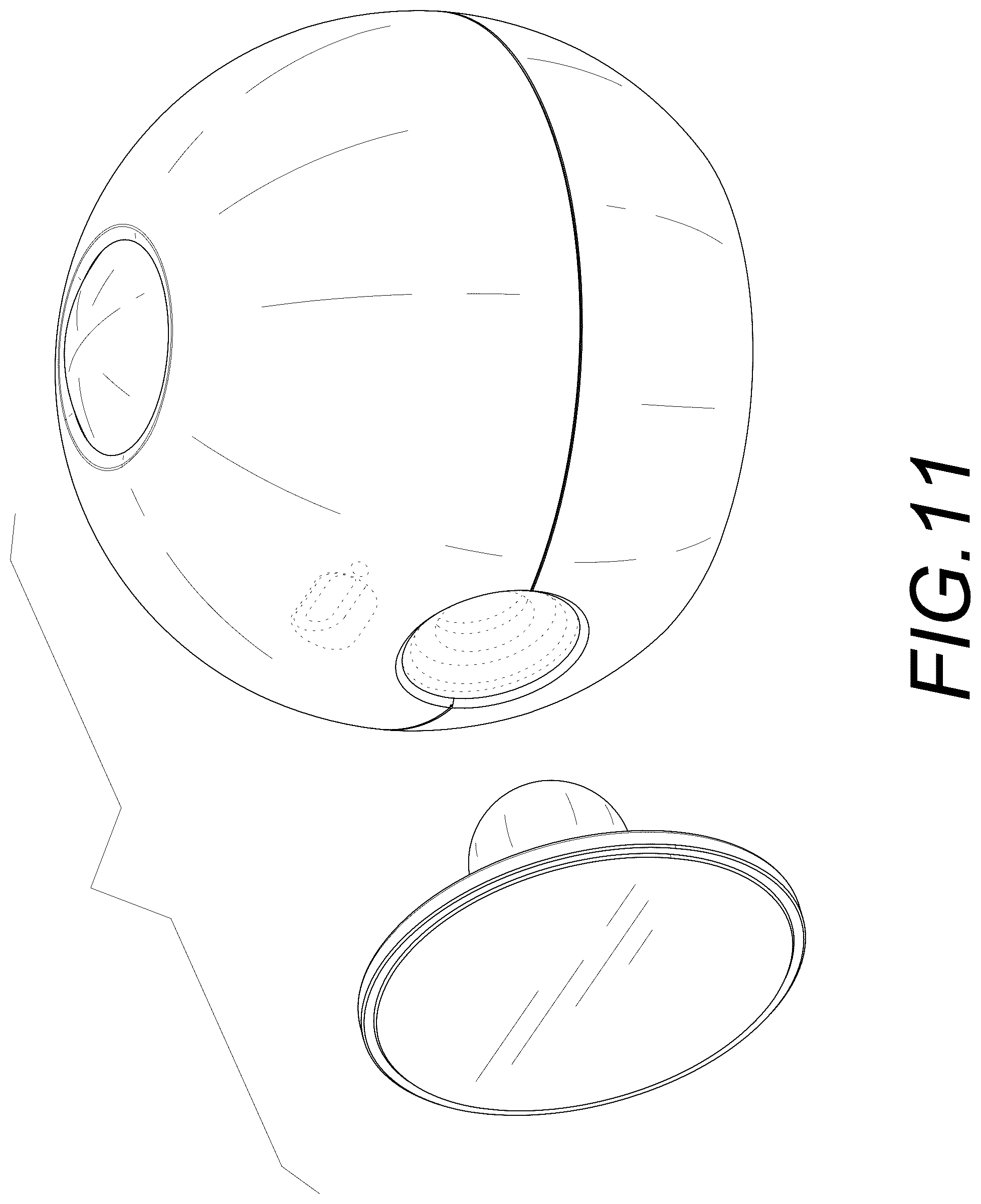 Patent USD1045186 Figure 11 – Wall lamp