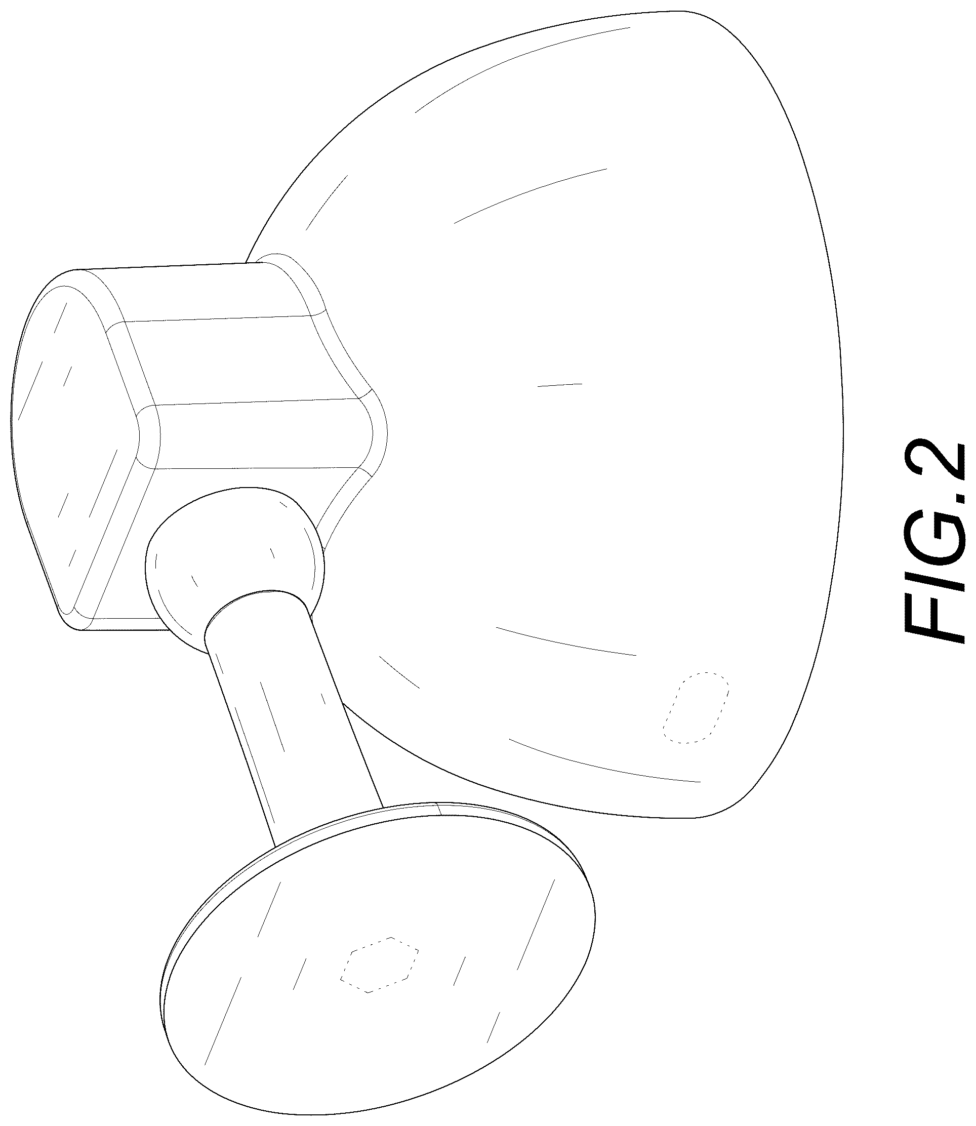 Patent USD1045187 Figure 2 – Wall light