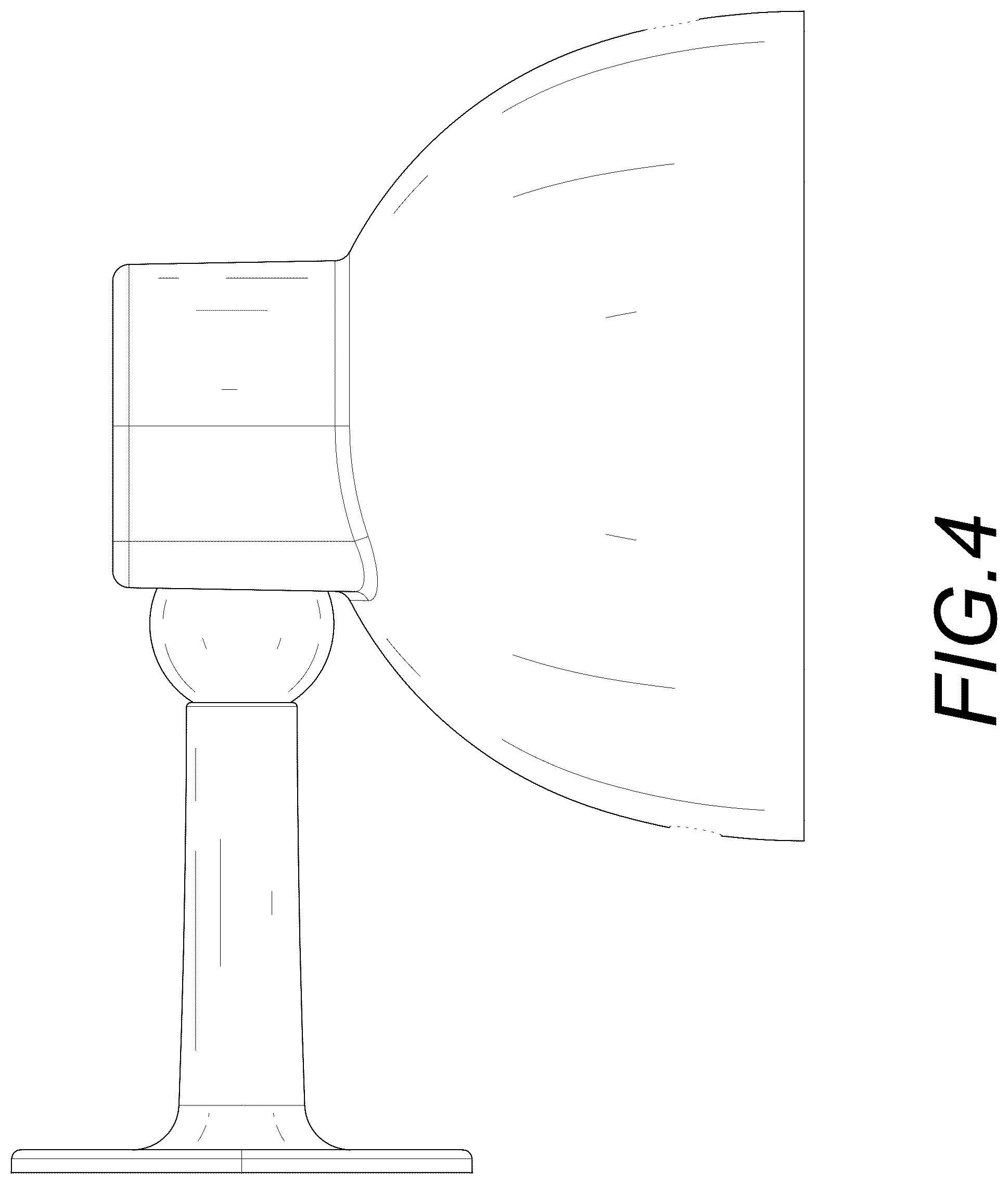Patent USD1045187 Figure 4 – Wall light