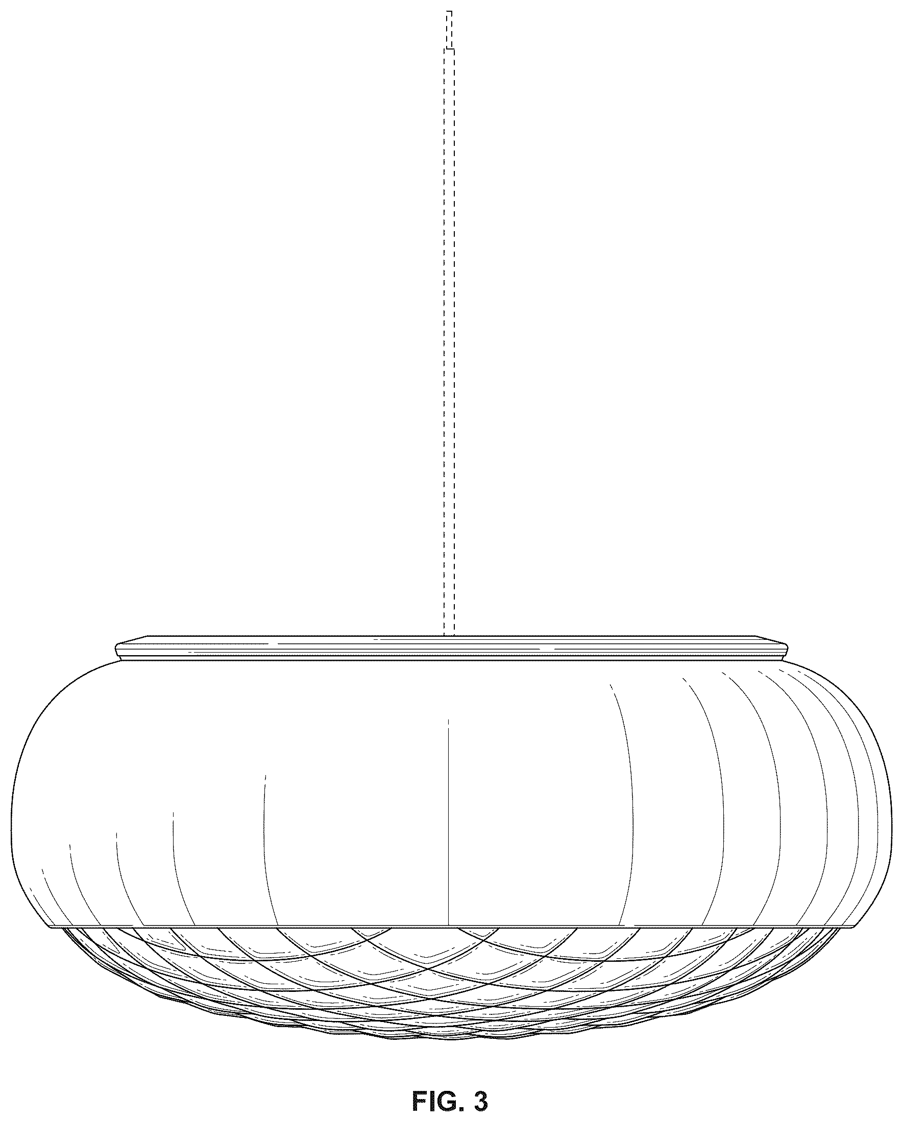 Patent USD1045188 Figure 3 – Light