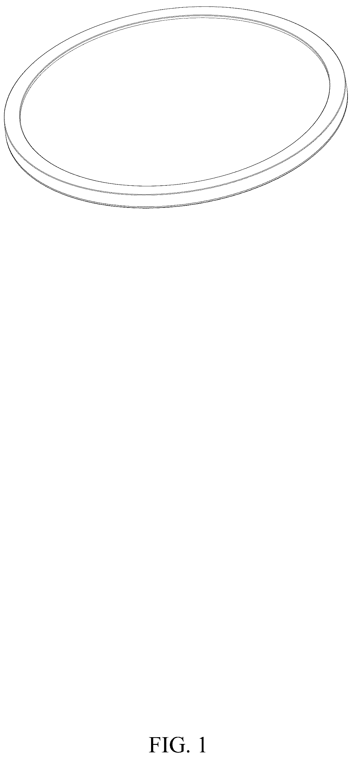 Patent USD1045189 Figure 1 – Round ultra-thin panel light