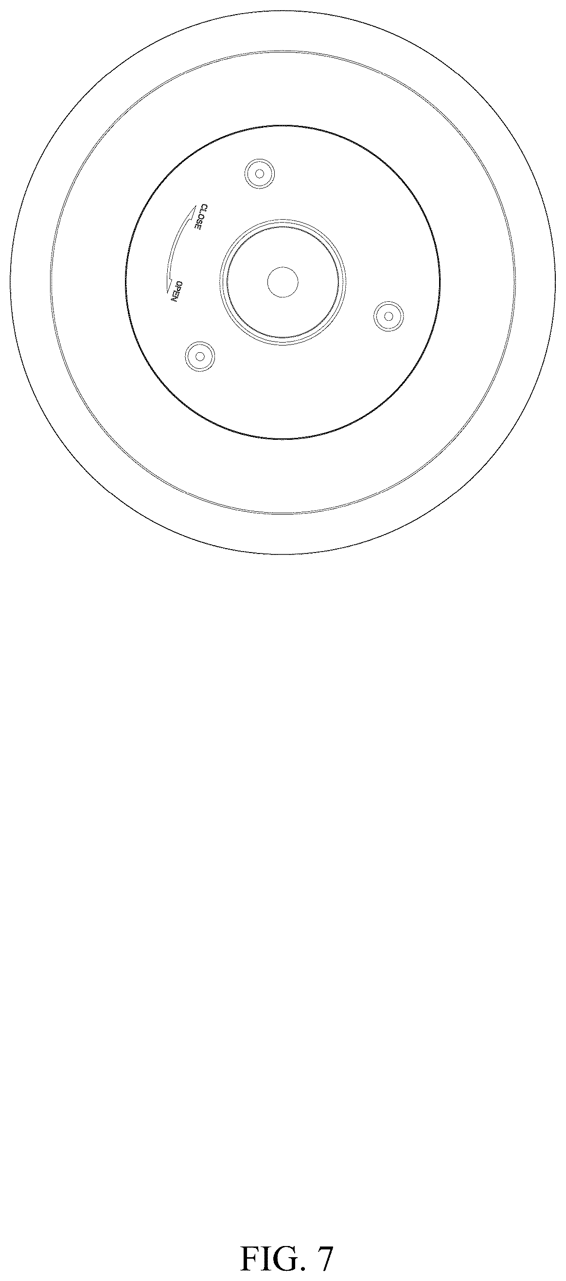 Patent USD1045189 Figure 7 – Round ultra-thin panel light