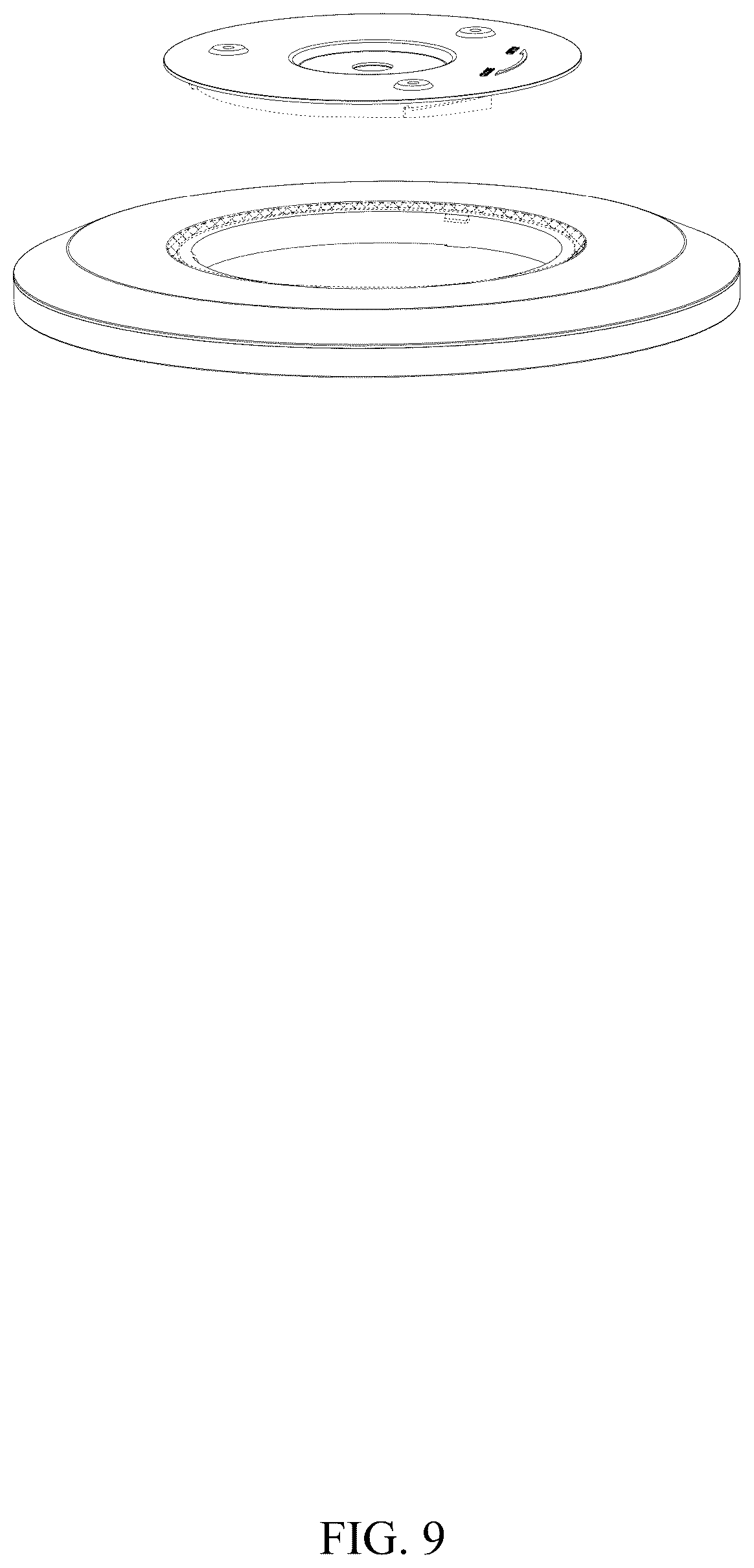 Patent USD1045189 Figure 9 – Round ultra-thin panel light