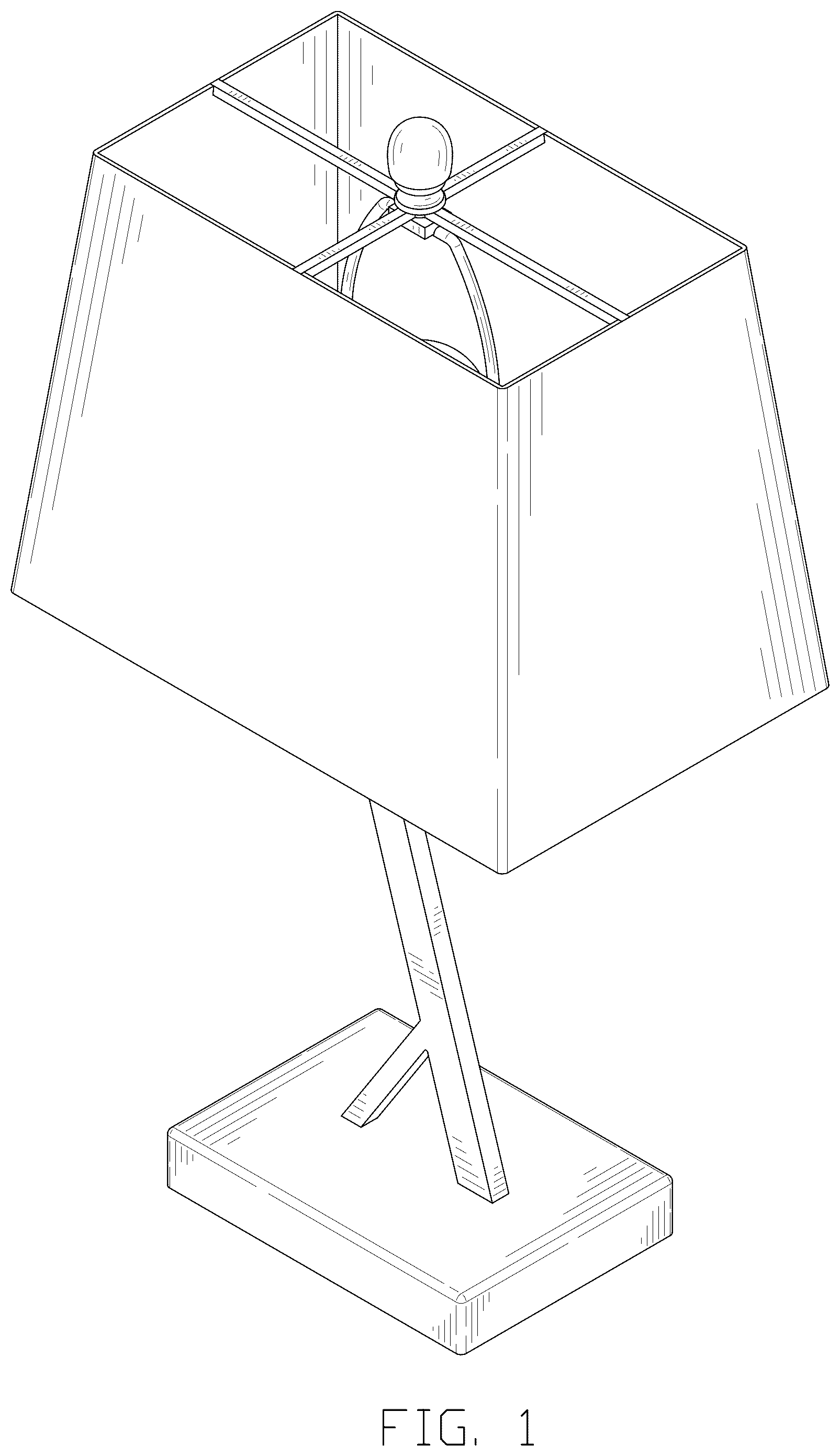 Patent USD1045190 Figure 1 – Table lamp