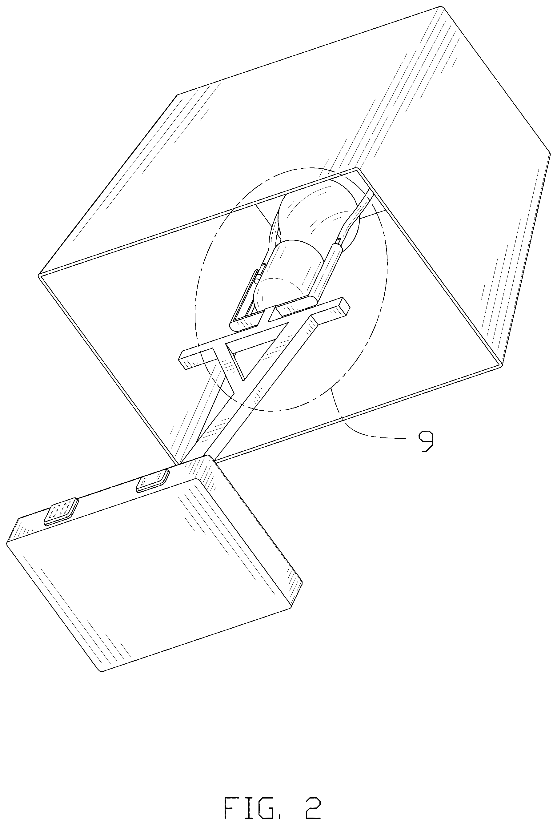 Patent USD1045190 Figure 2 – Table lamp