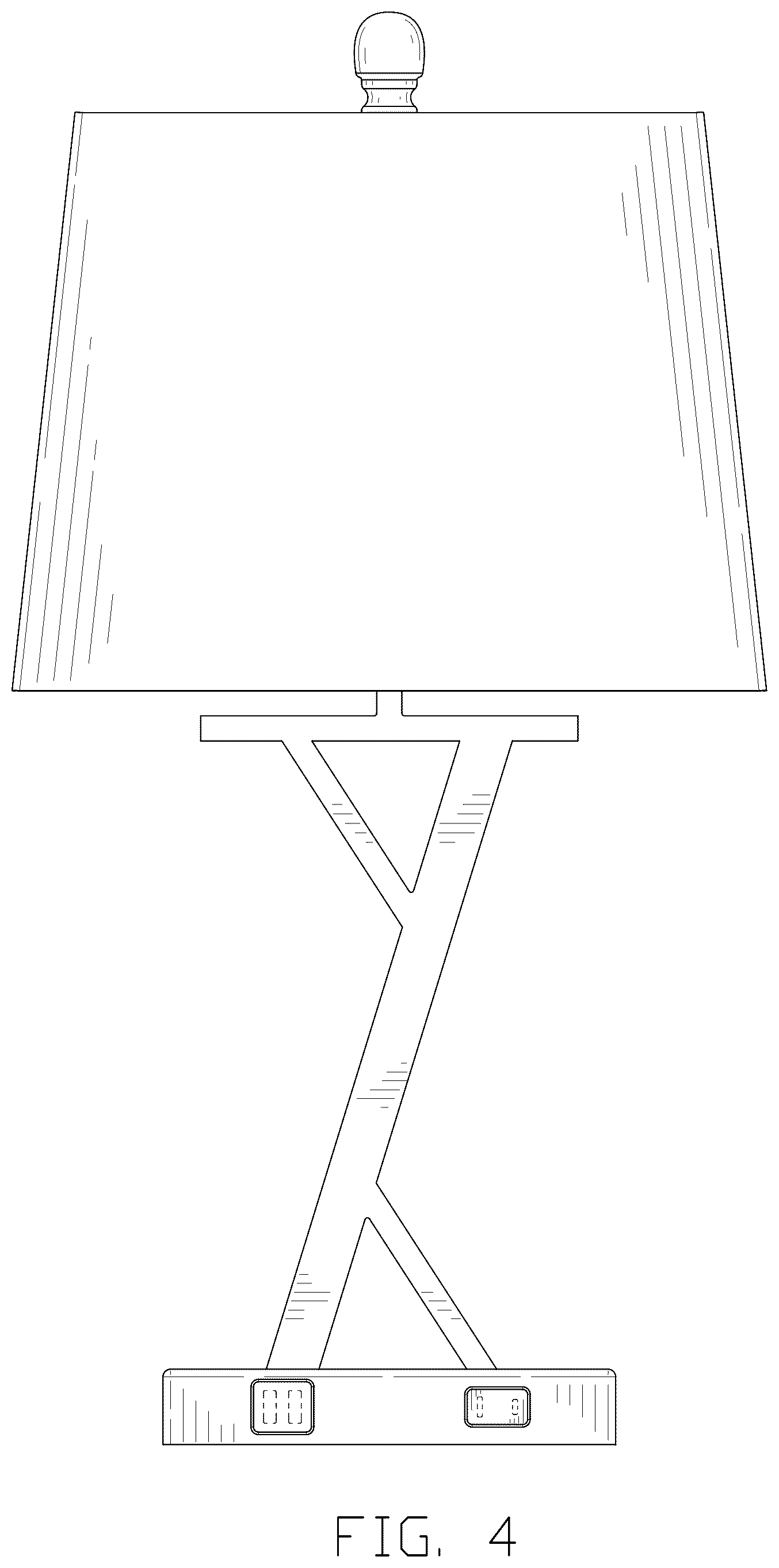 Patent USD1045190 Figure 4 – Table lamp