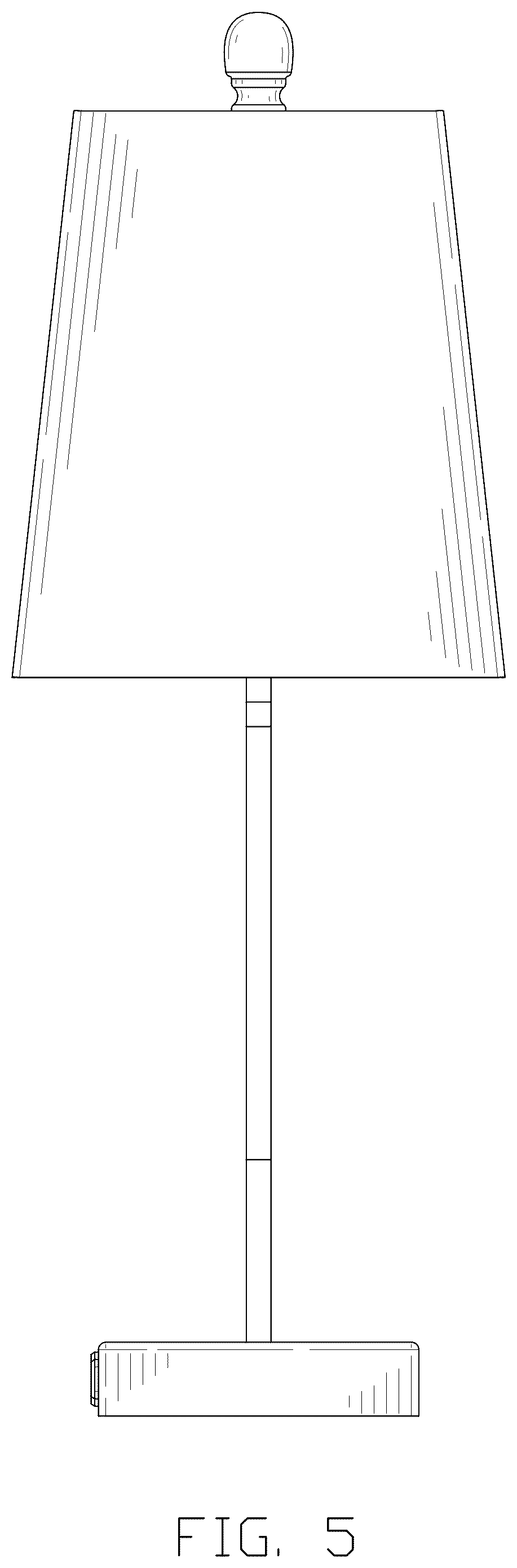 Patent USD1045190 Figure 5 – Table lamp