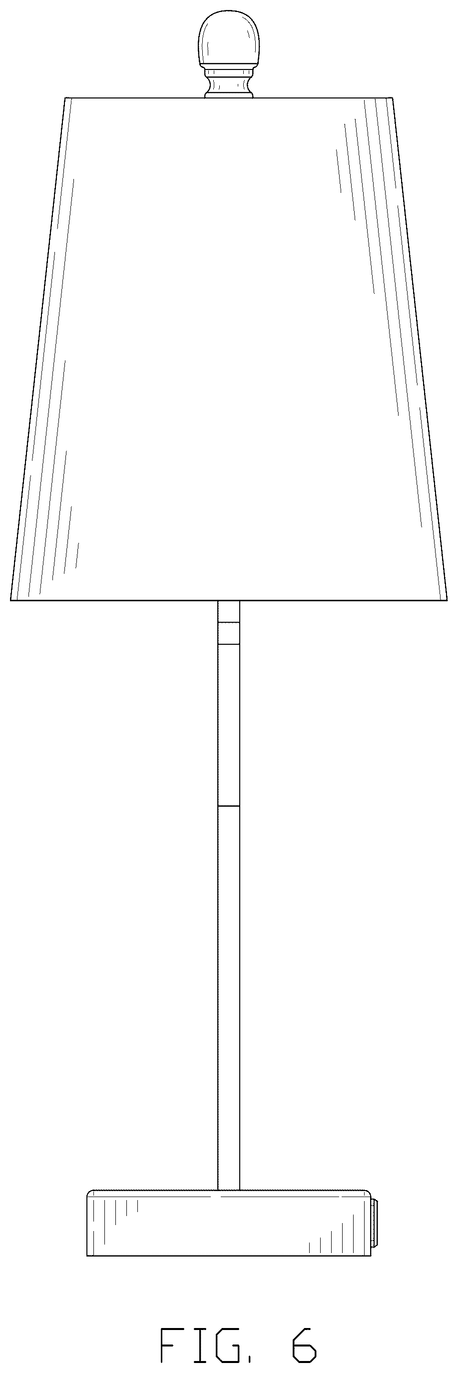 Patent USD1045190 Figure 6 – Table lamp