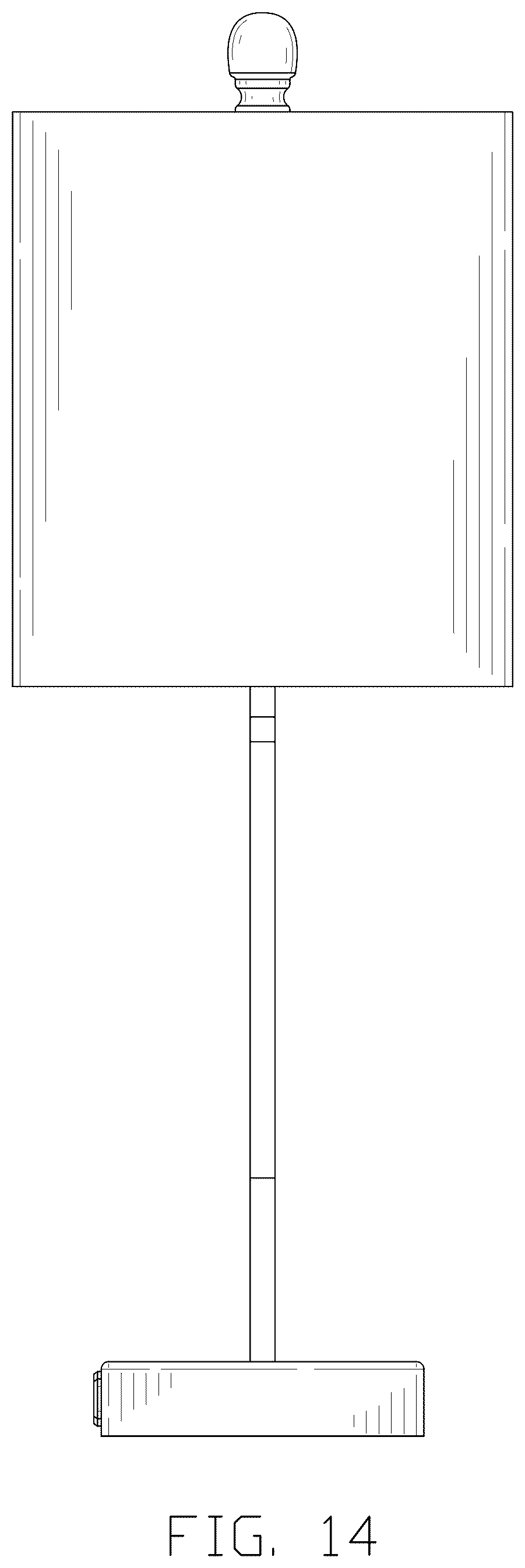 Patent USD1045190 Figure 14 – Table lamp