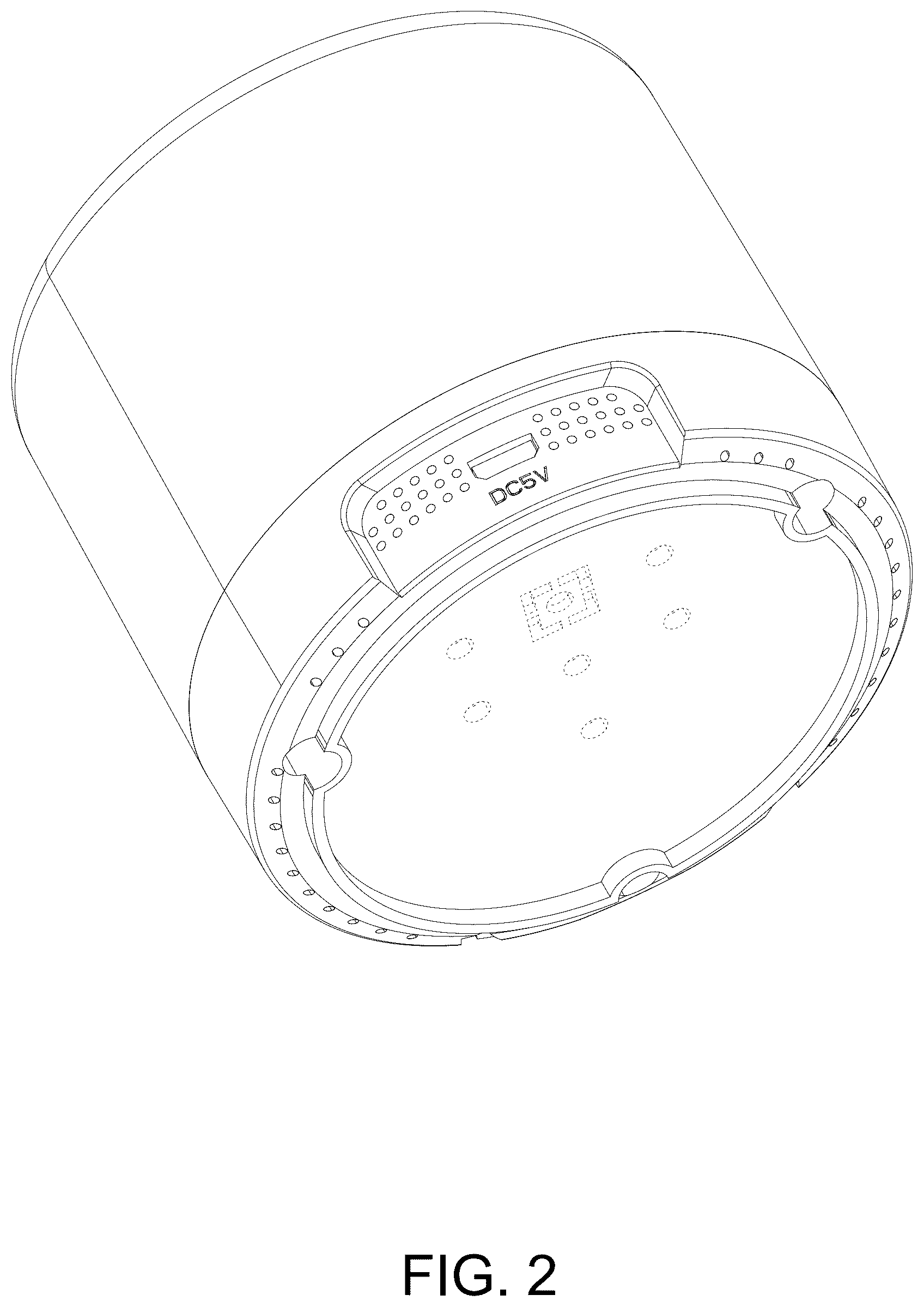 Patent USD1045197 Figure 2 – Starry sky light