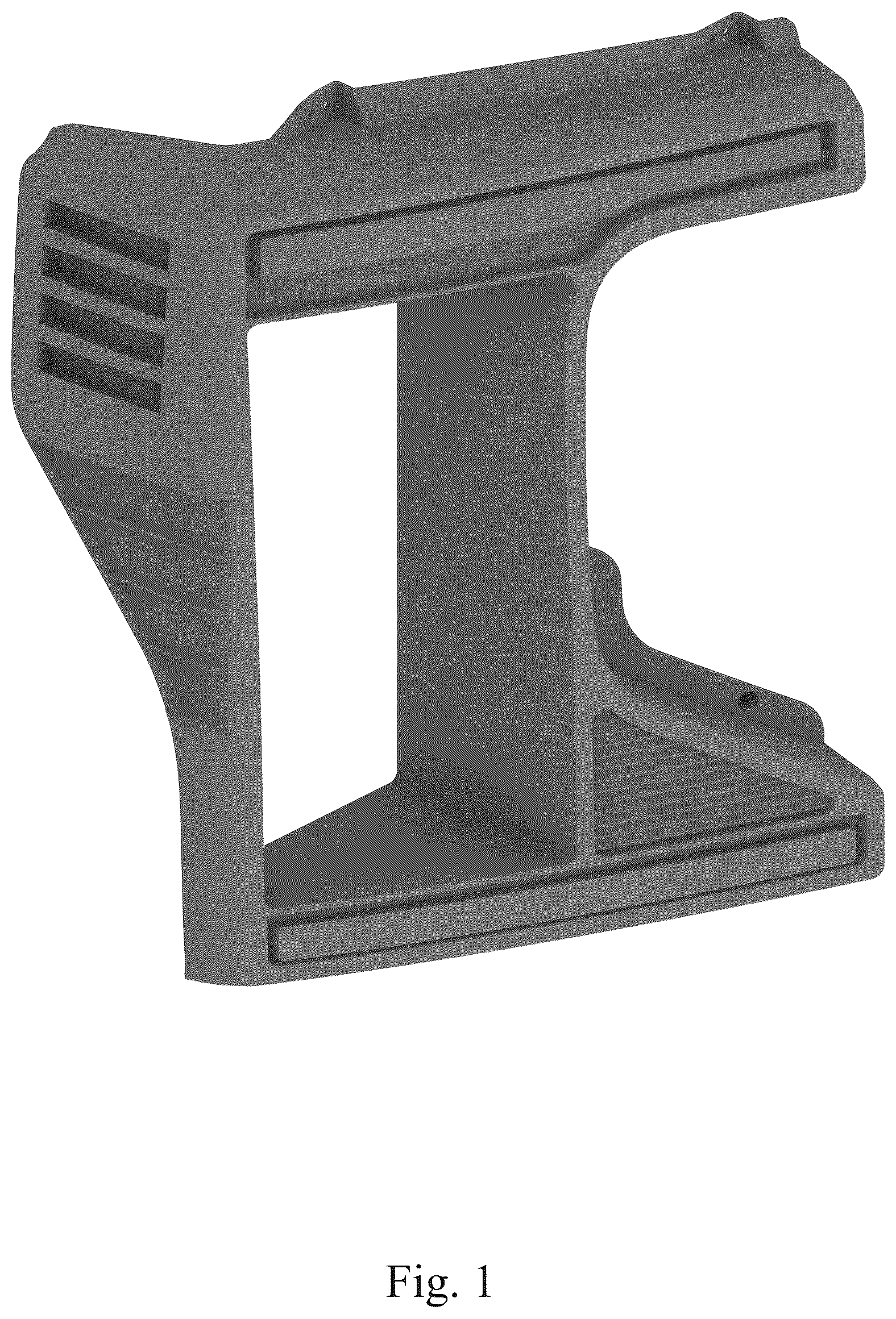 Patent USD1045203 Figure 1 – Lamp frame