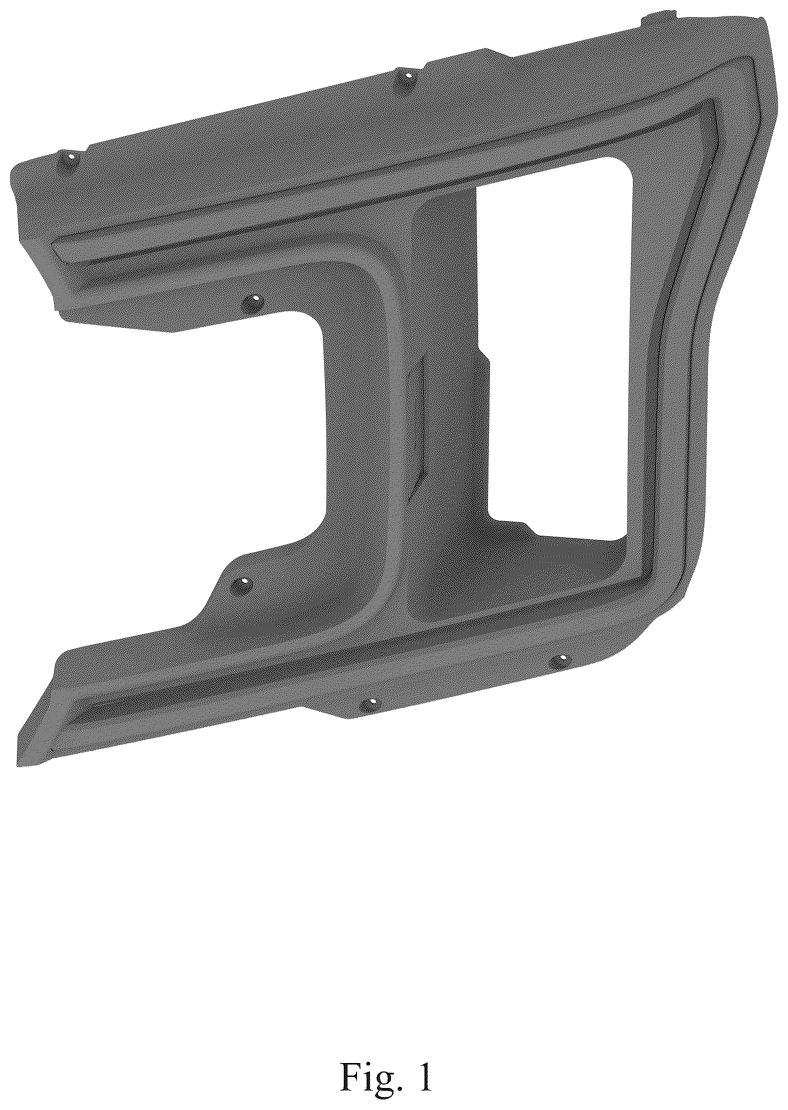 Patent USD1045204 Figure 1 – Lamp frame