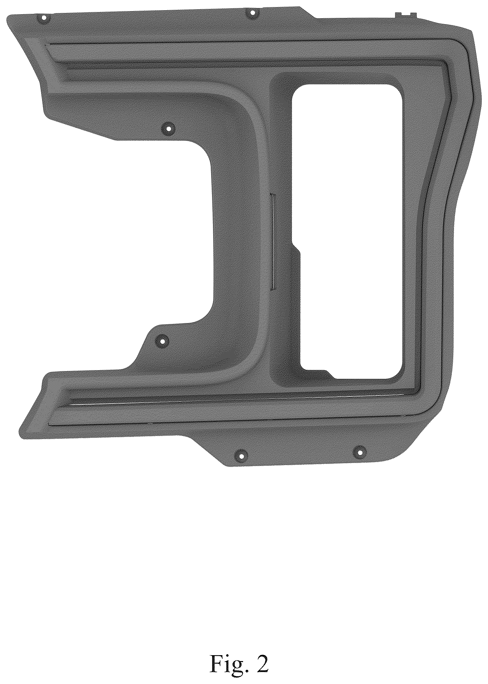 Patent USD1045204 Figure 2 – Lamp frame
