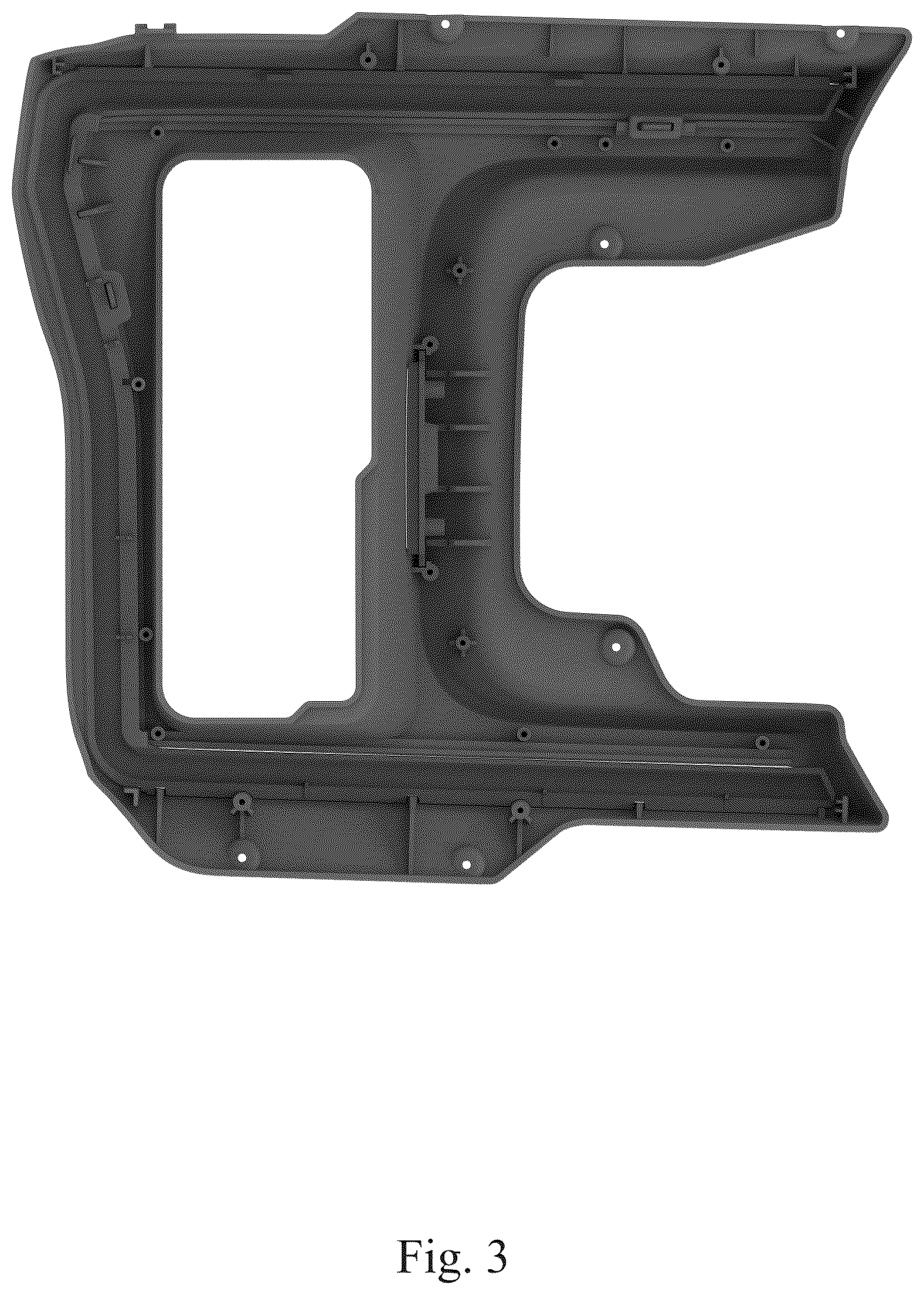 Patent USD1045204 Figure 3 – Lamp frame