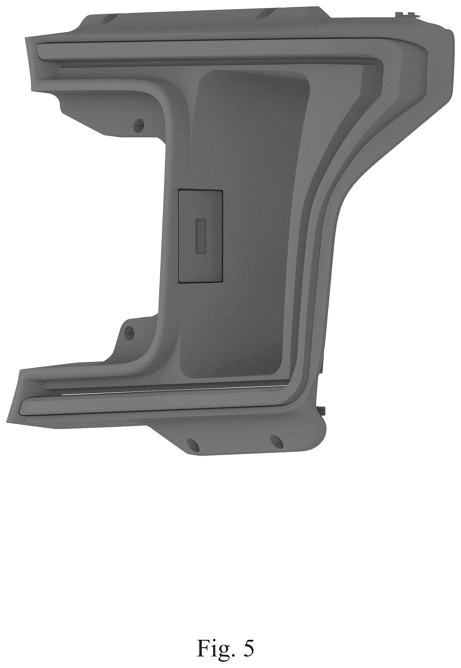 Patent USD1045204 Figure 5 – Lamp frame