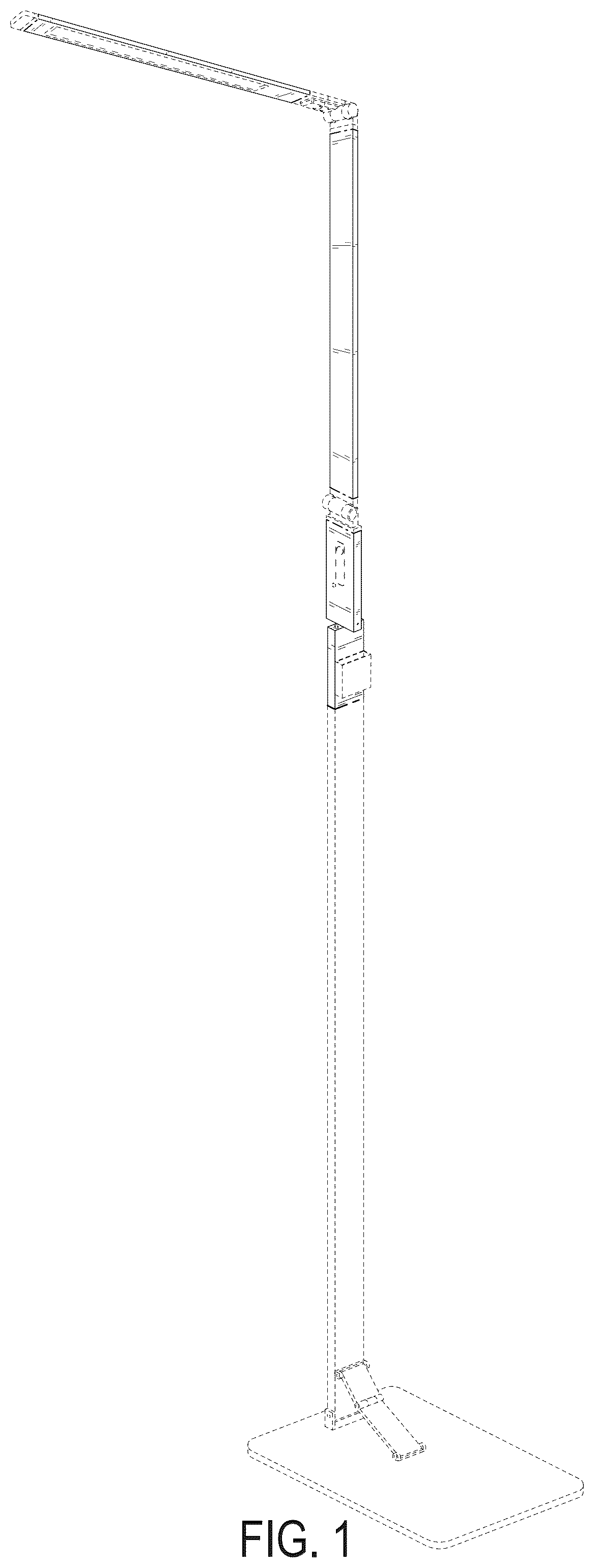 Patent USD1045205 — Adjustable floor lamp — Figure 1