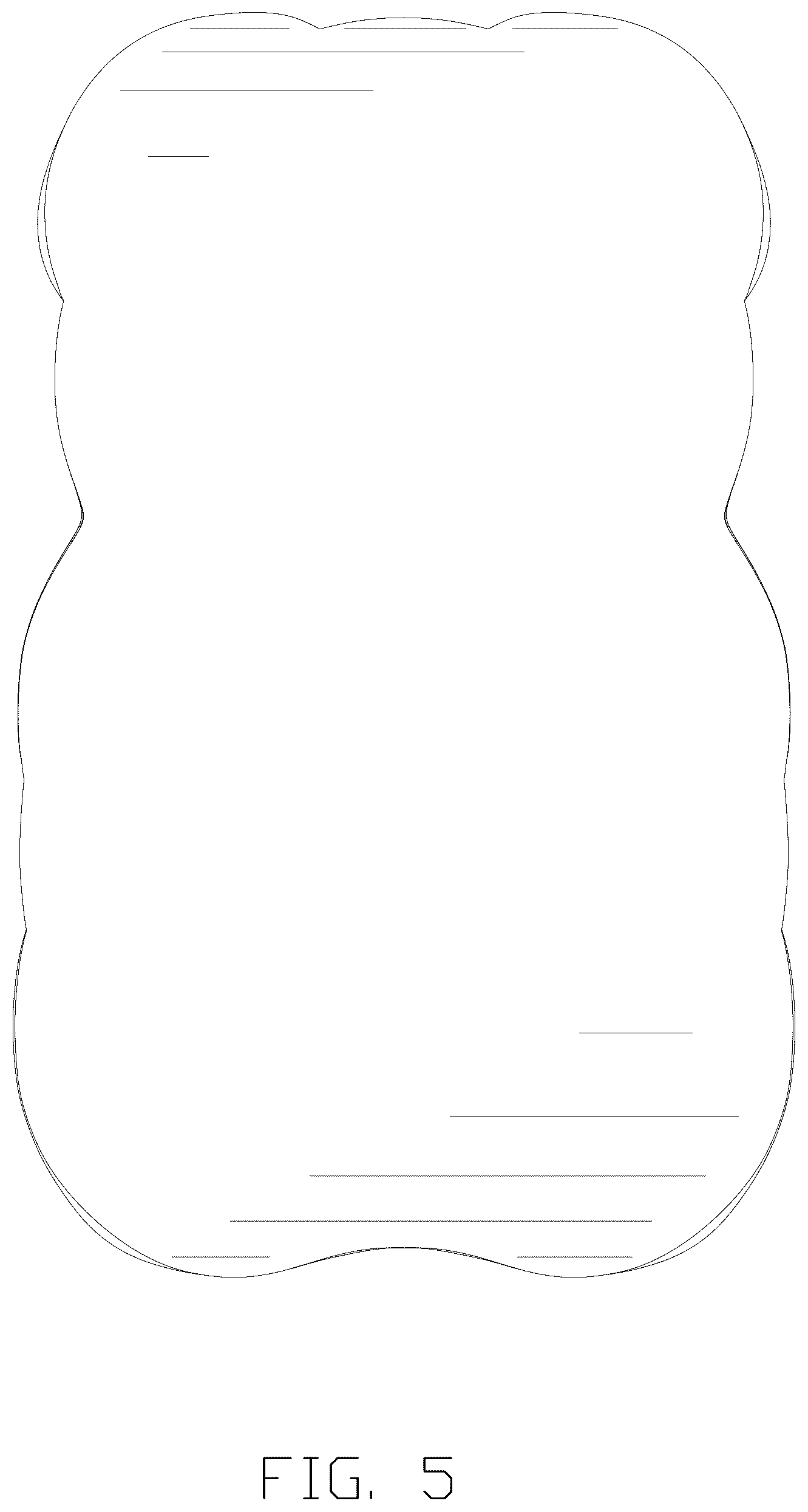 Patent USD1045210 Figure 5 – Bear shaped wax bean