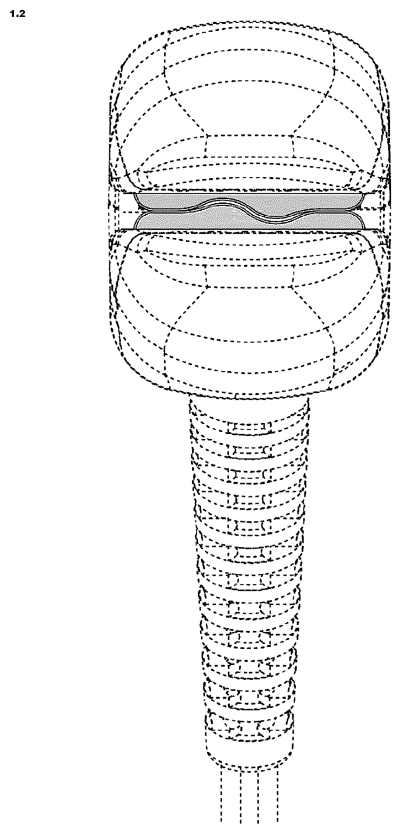 Patent USD1045211 Figure 2 – Hair straightener