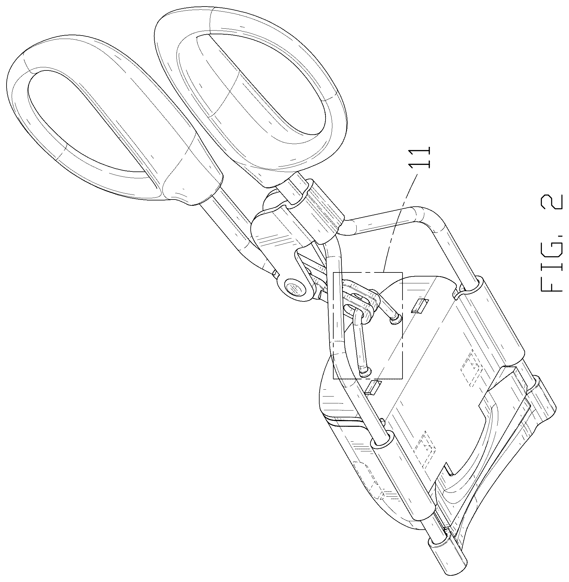 Patent USD1045214 Figure 2 – Eyelash curler