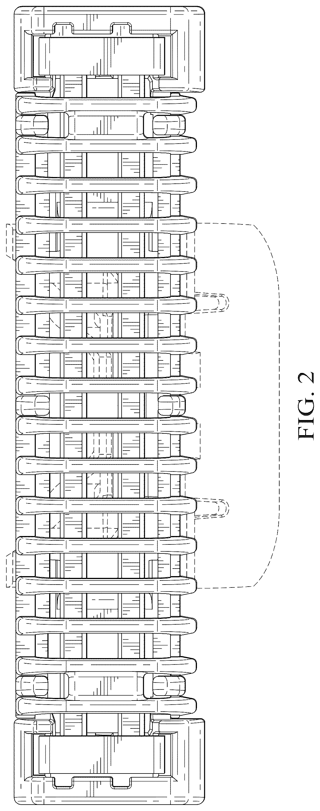 Patent USD1045217 Figure 2 – Shaving razor cartridge