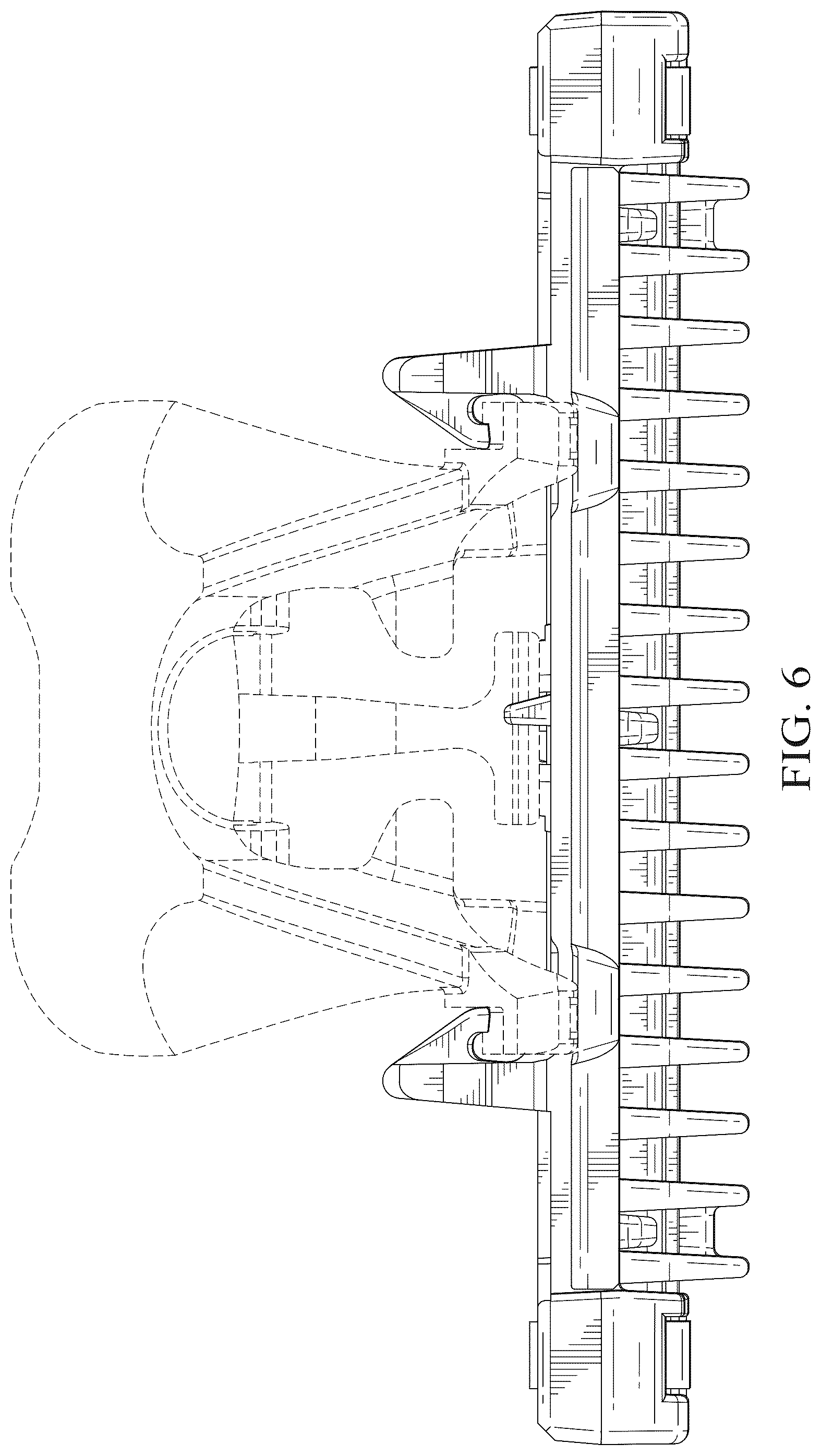 Patent USD1045217 Figure 5 – Shaving razor cartridge