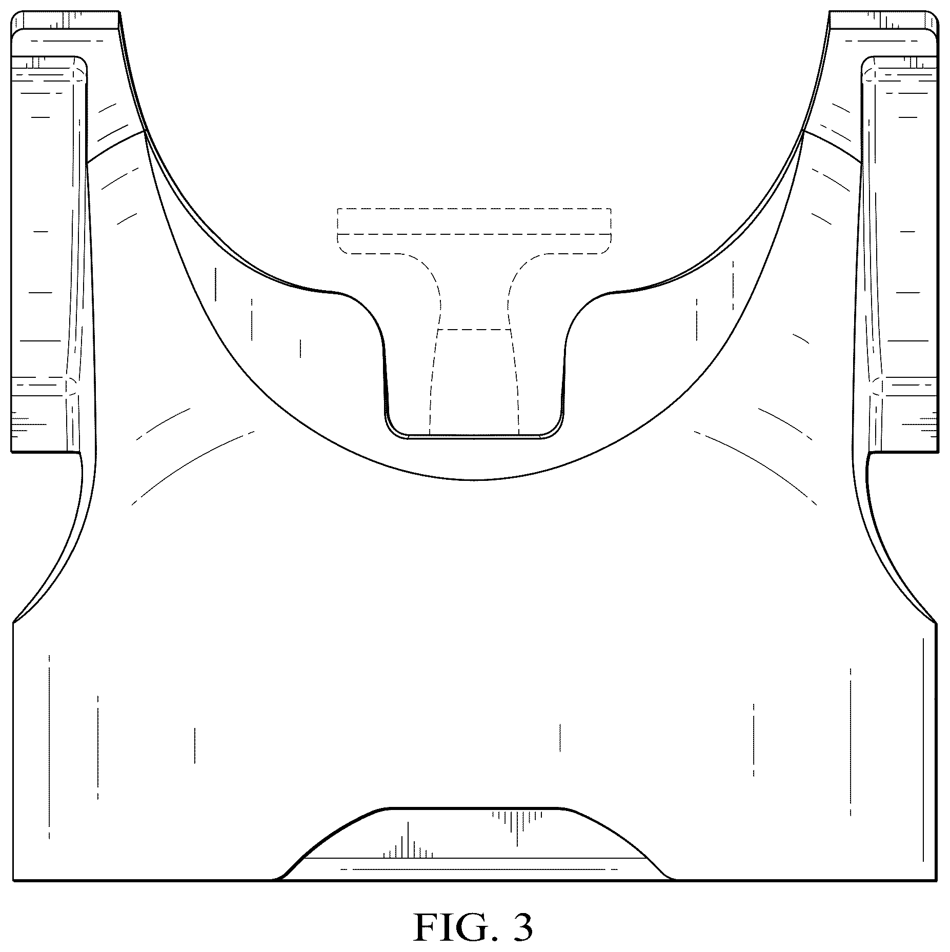 Patent USD1045218 Figure 3 – Shaving razor cartridge connector