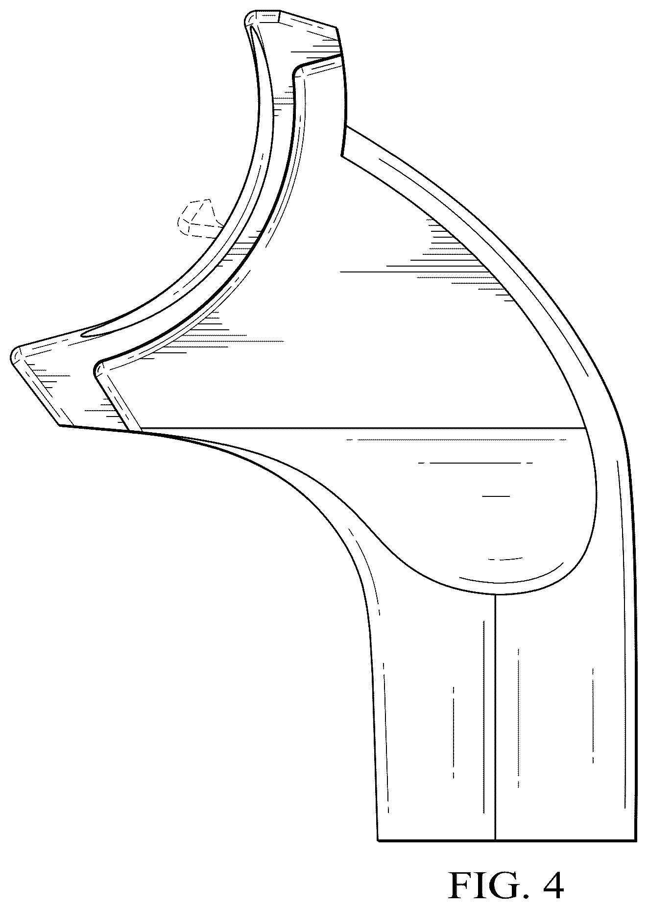 Patent USD1045218 Figure 4 – Shaving razor cartridge connector