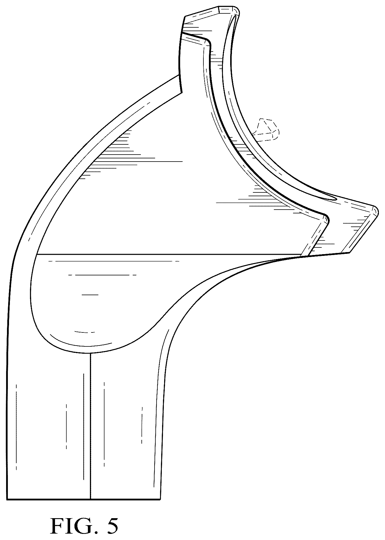 Patent USD1045218 Figure 5 – Shaving razor cartridge connector