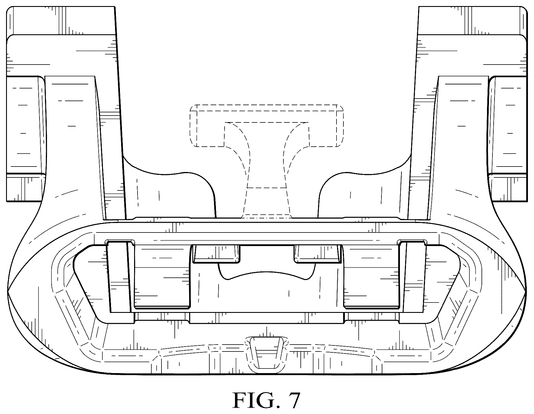 Patent USD1045218 Figure 7 – Shaving razor cartridge connector