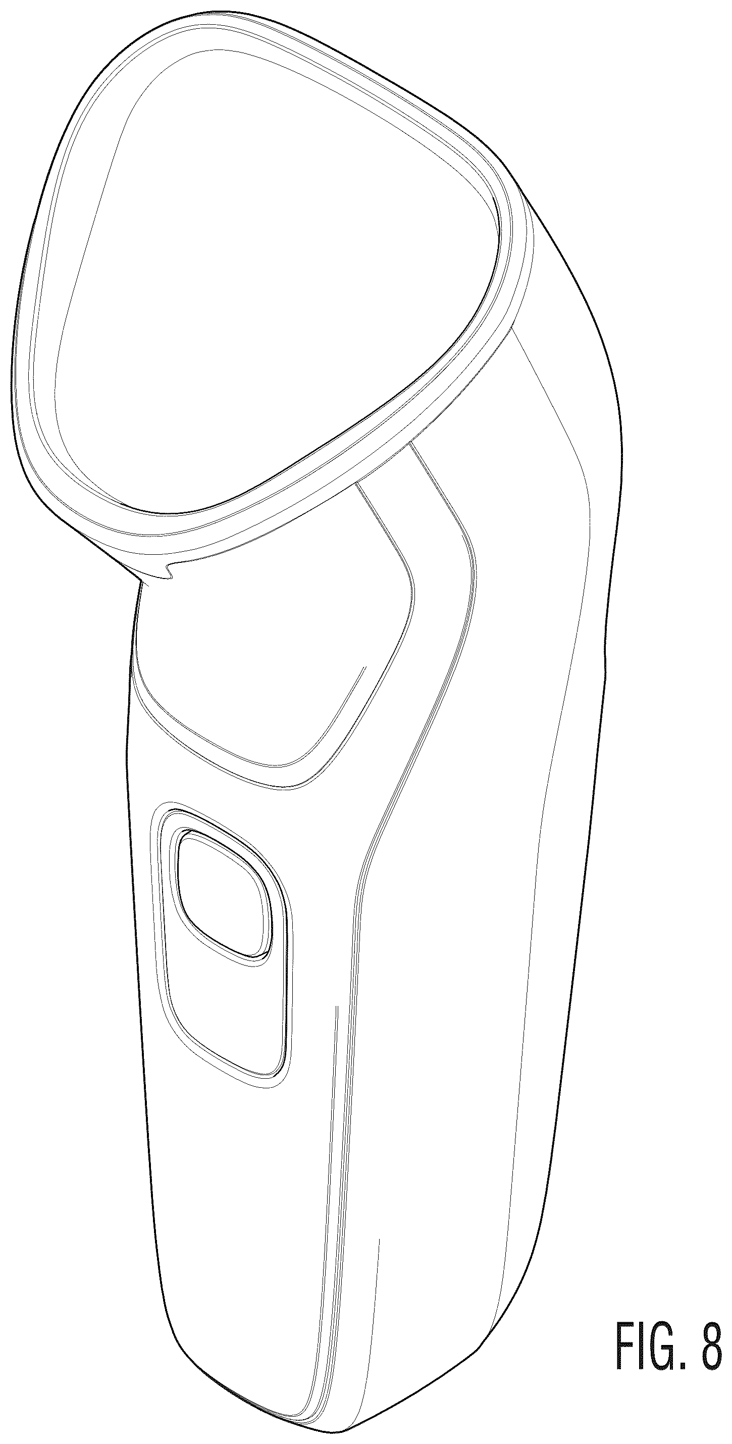 Patent USD1045221 Figure 7 – Handle for shaver