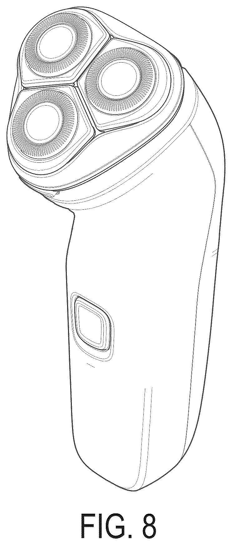 Patent USD1045223 Figure 5 – Shaver