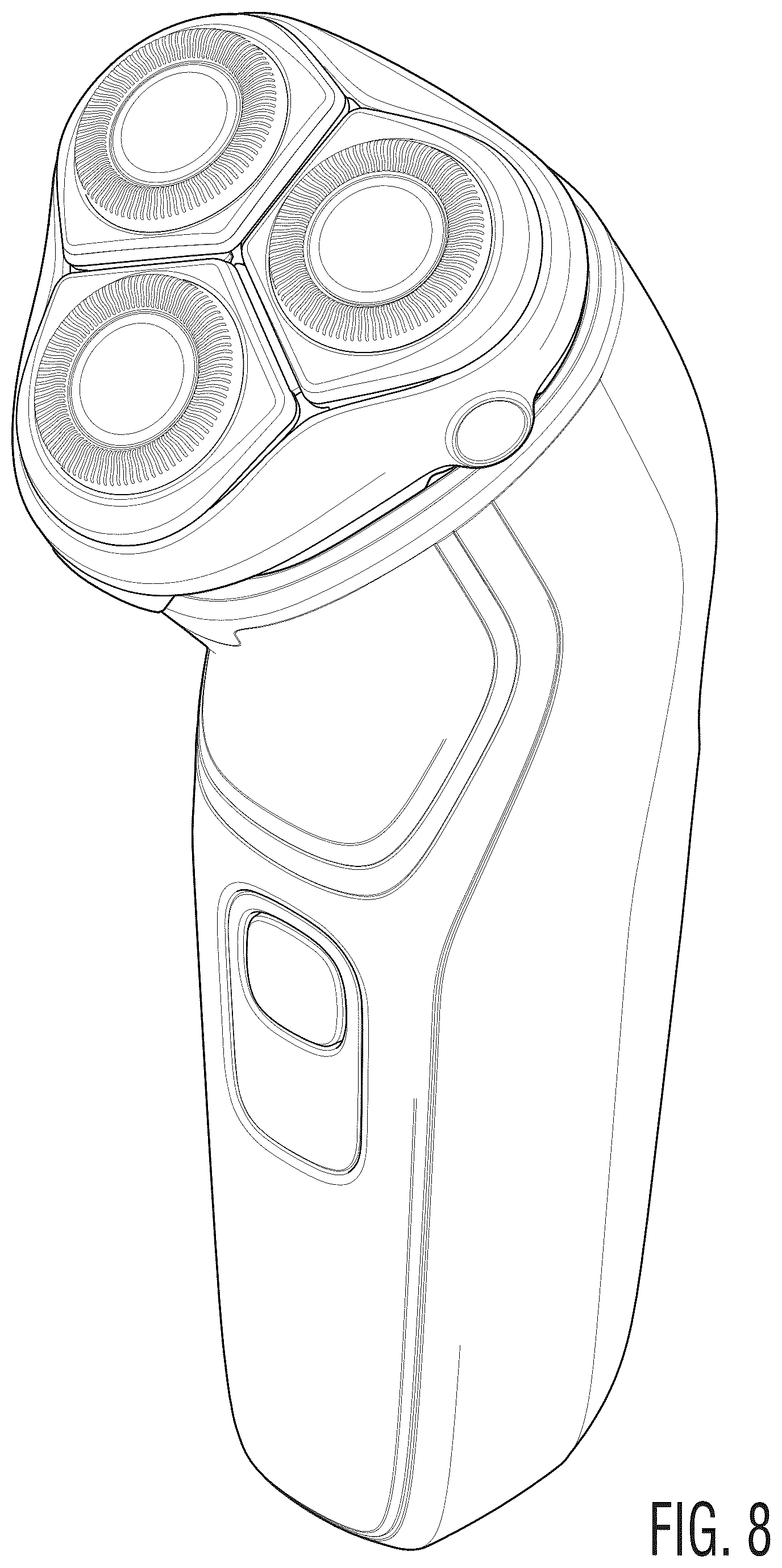 Patent USD1045224 Figure 7 – Shaver