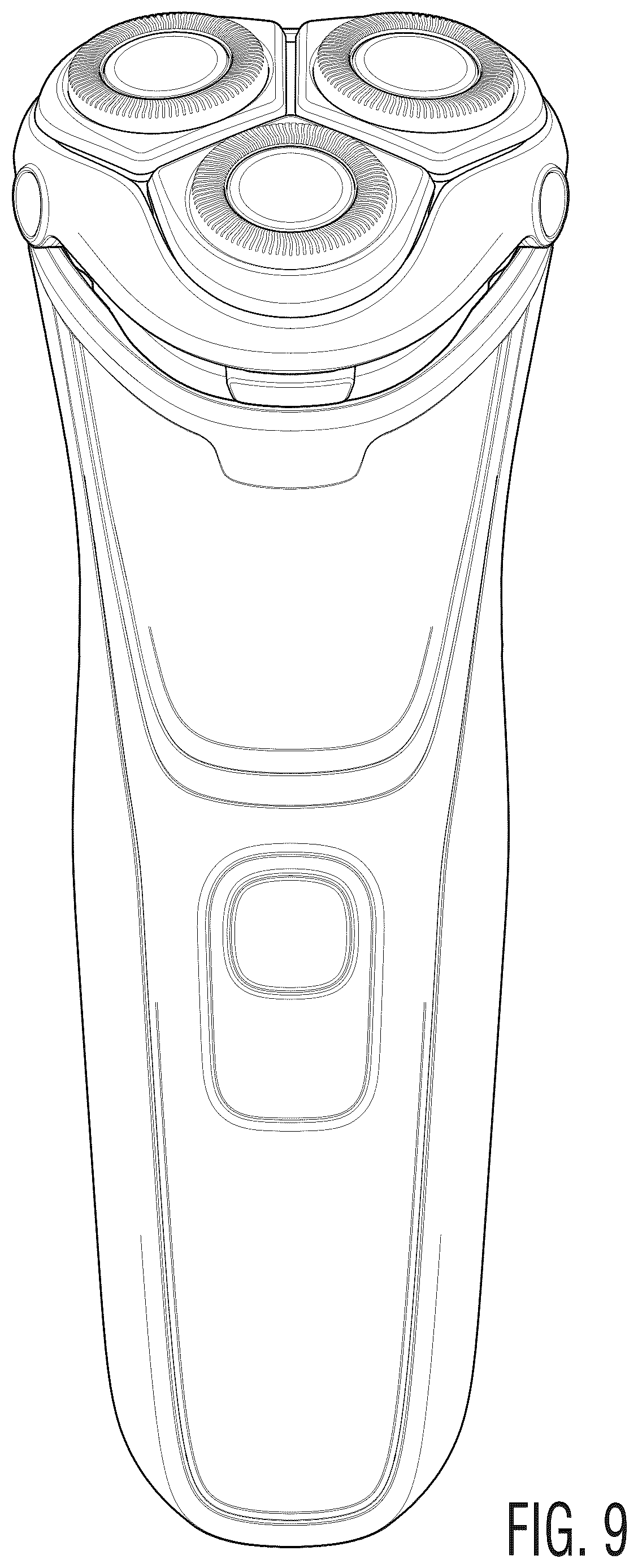 Patent USD1045224 Figure 8 – Shaver