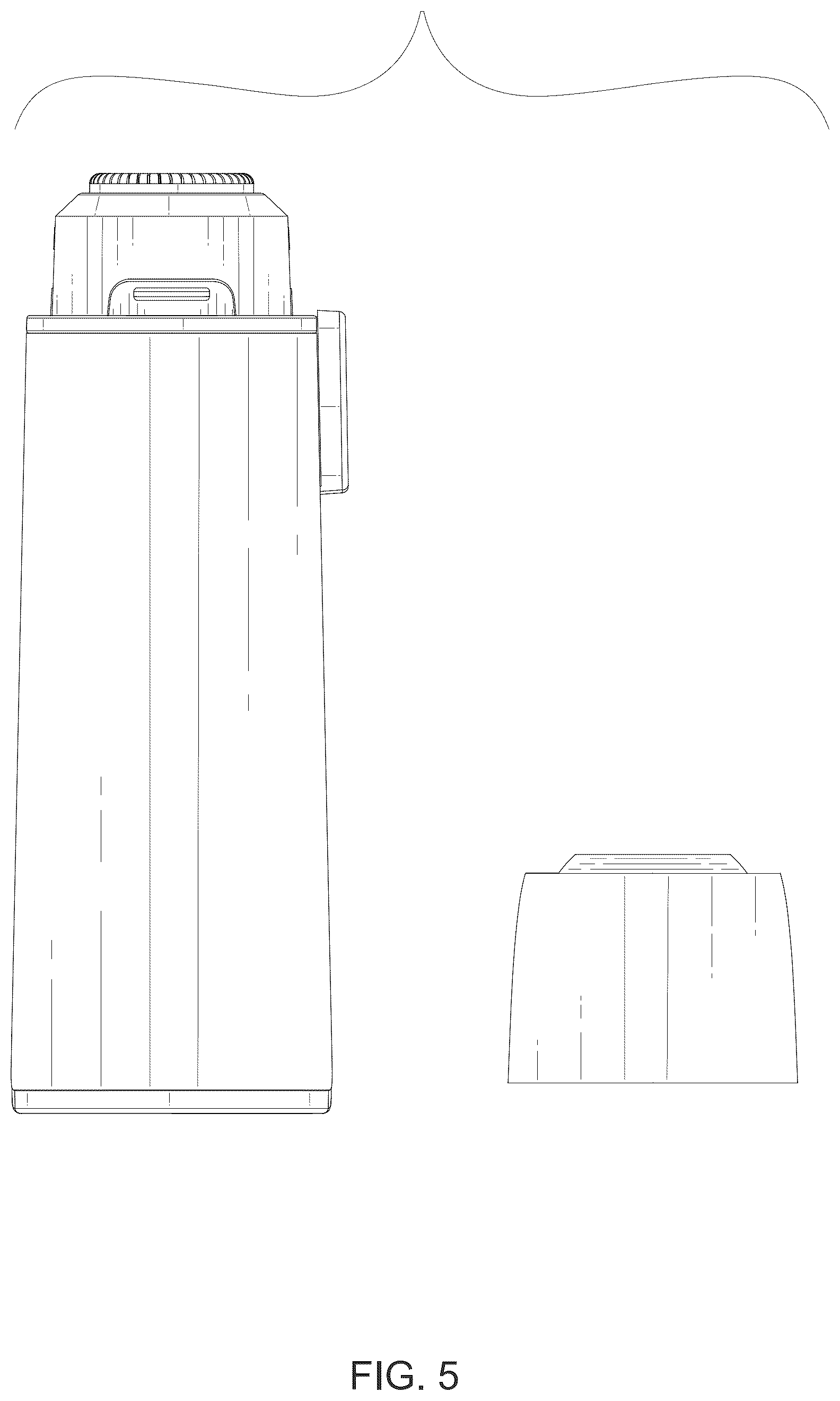 Patent USD1045225 Figure 5 – Facial hair remover