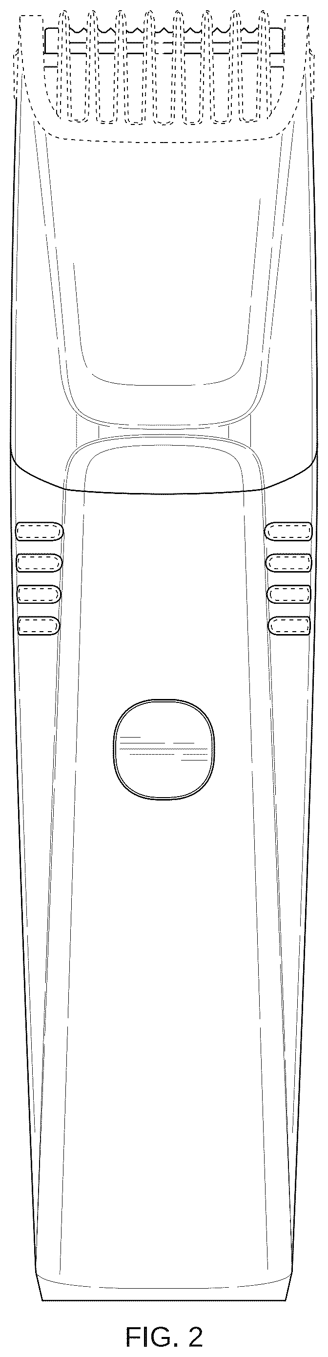 Patent USD1045226 Figure 2 – Vacuum shaver