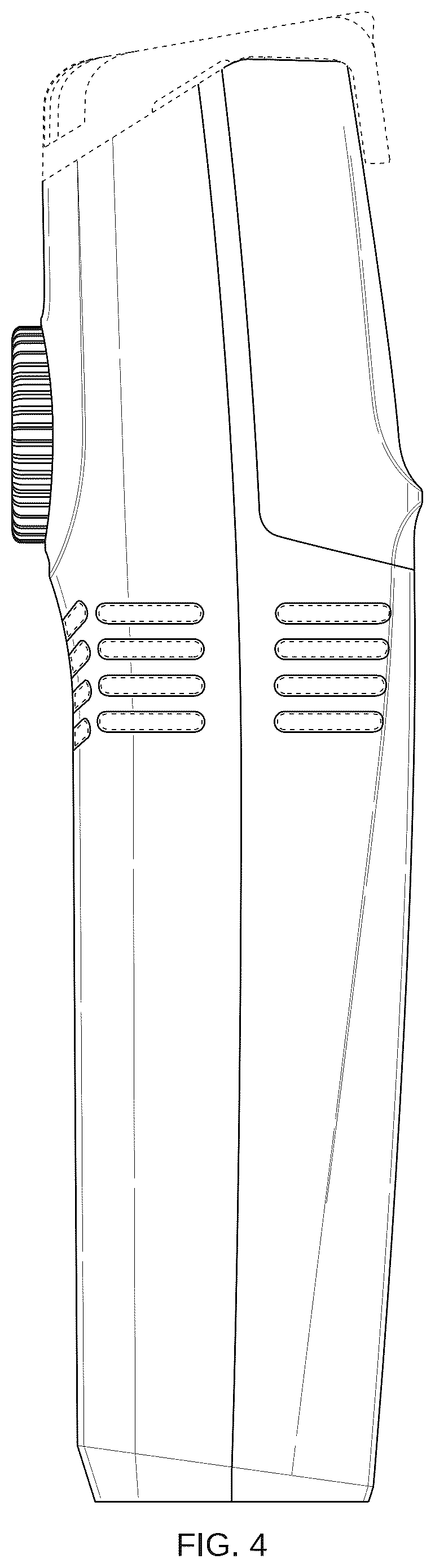 Patent USD1045226 Figure 4 – Vacuum shaver