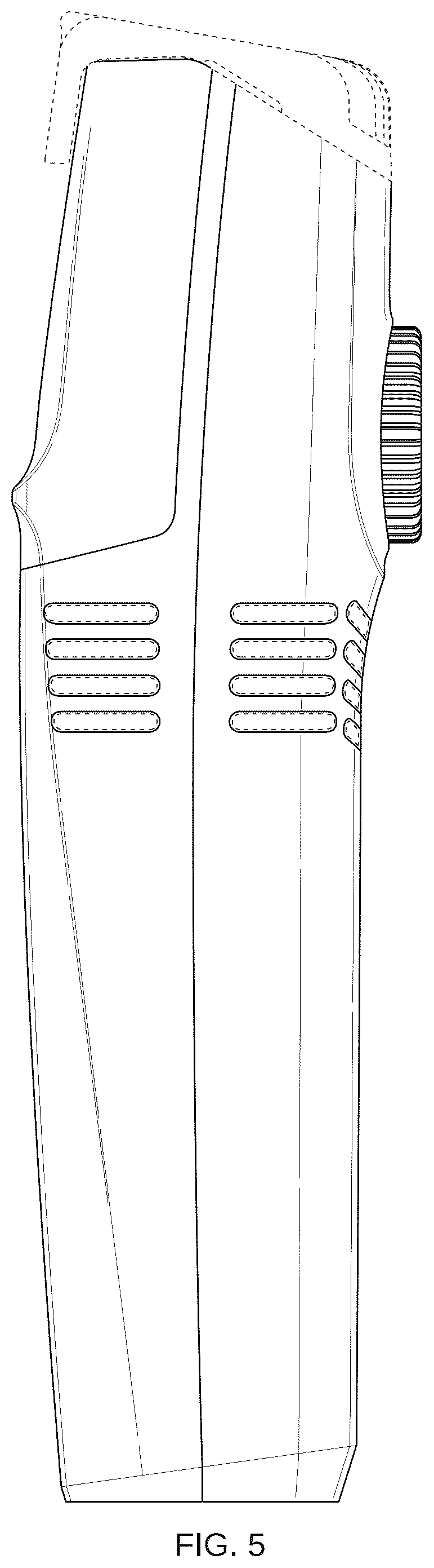 Patent USD1045226 Figure 5 – Vacuum shaver
