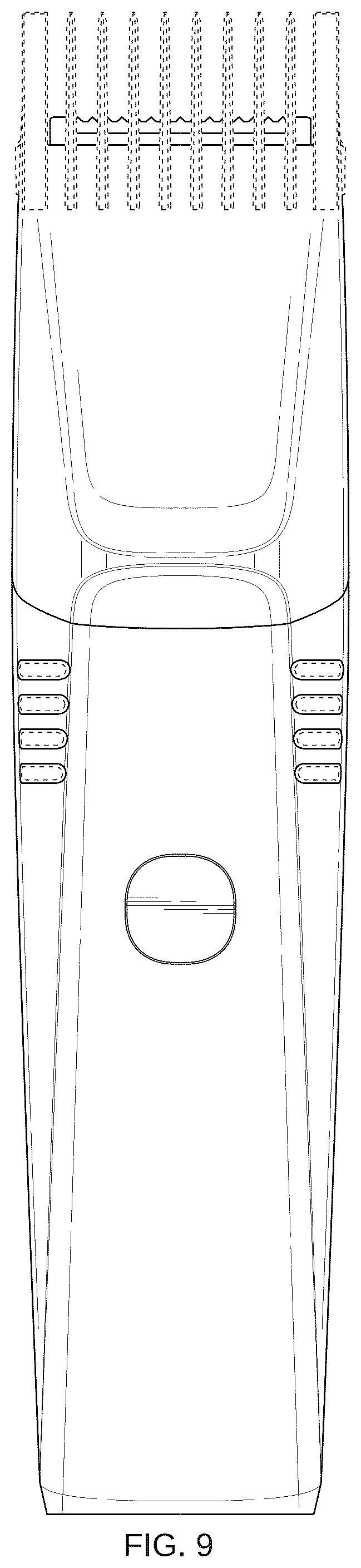 Patent USD1045226 Figure 9 – Vacuum shaver