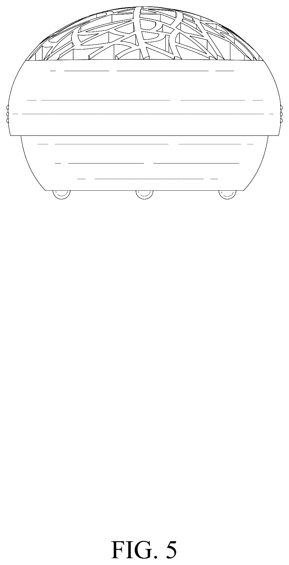 Patent USD1045229 Figure 5 – Cosmetic brush storage box